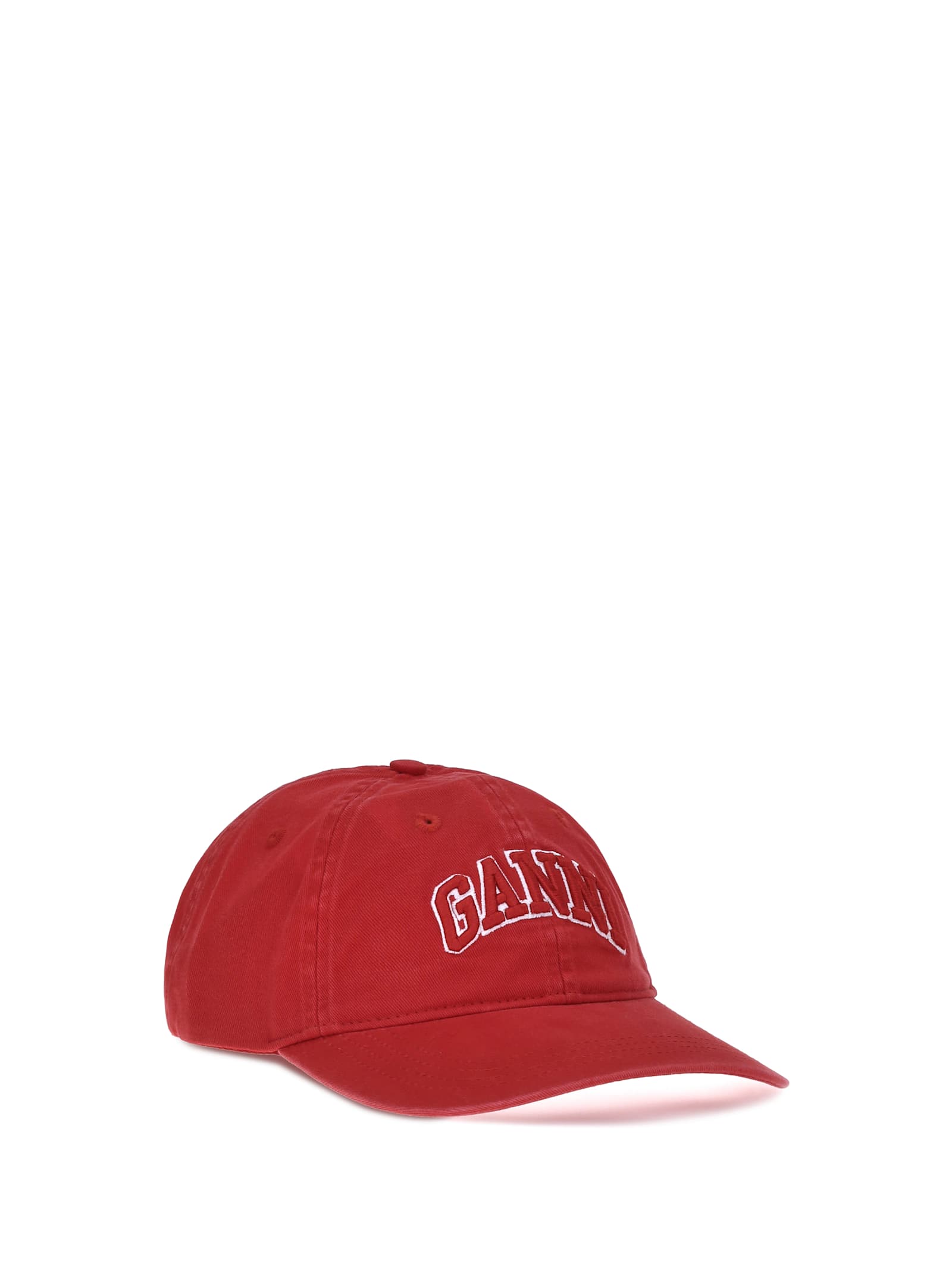 Ganni Logo Baseball Cap