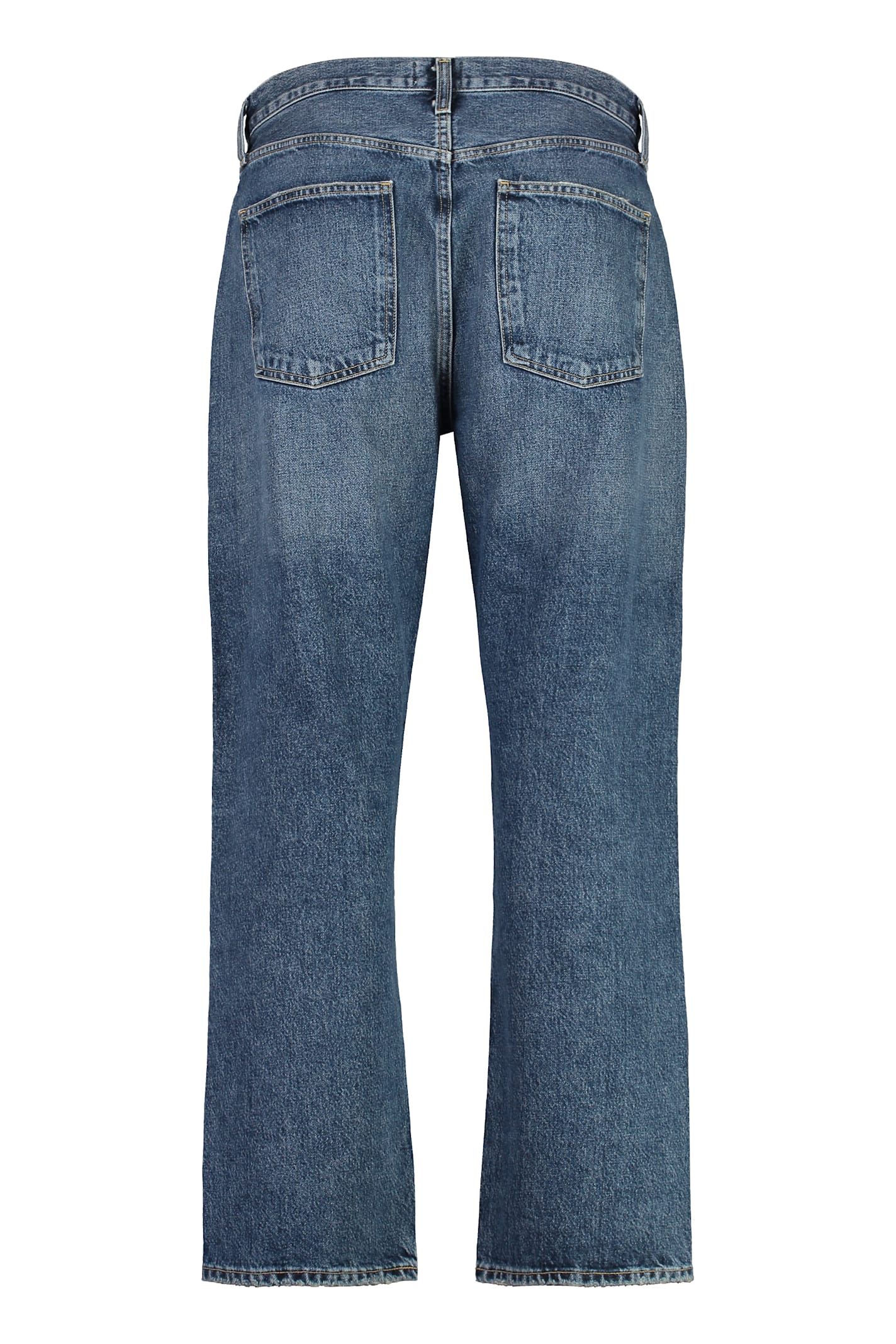 Shop Agolde 90s 5-pocket Straight-leg Jeans In Denim