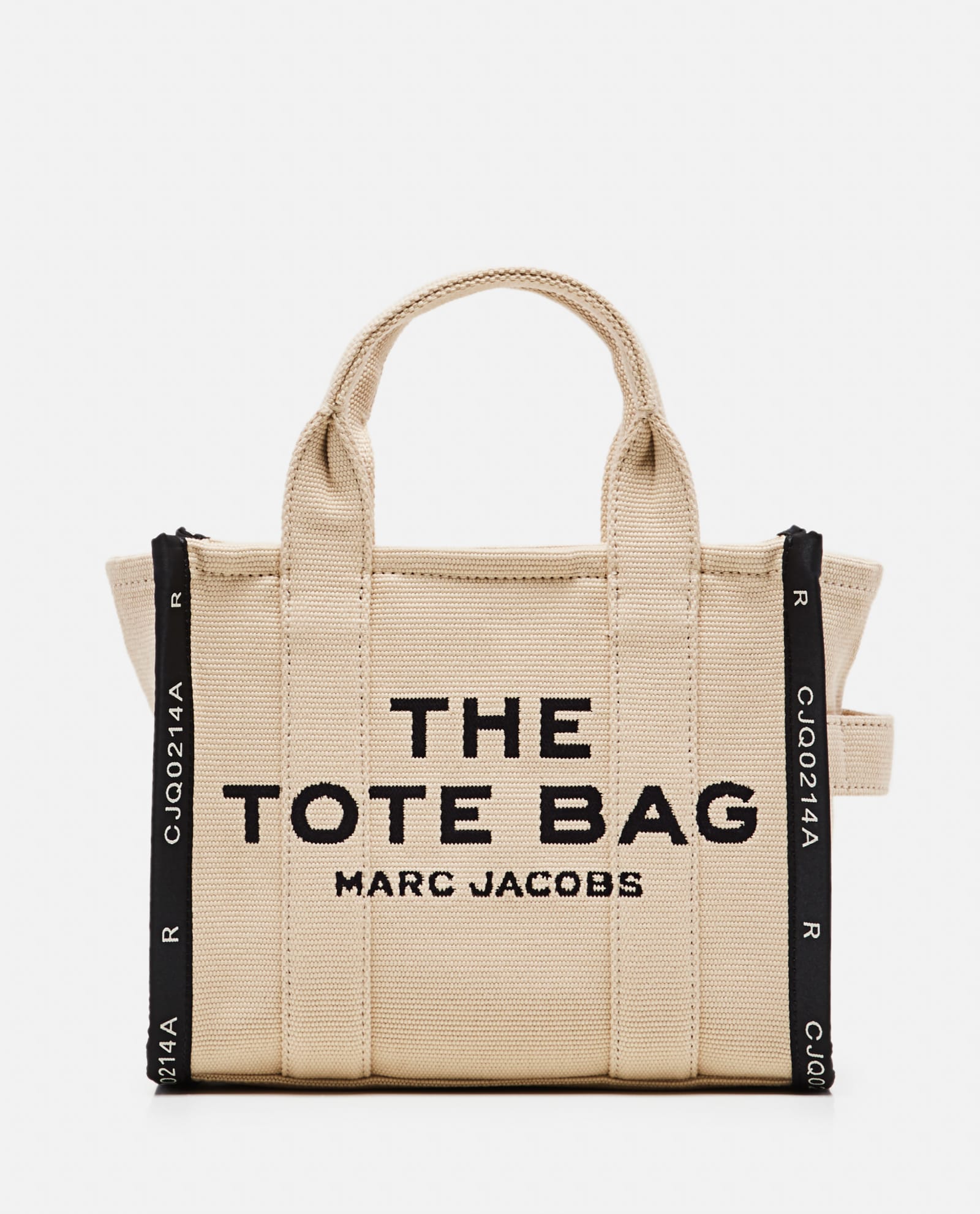 Shop Marc Jacobs The Small Jacquard Tote Bag In Beige