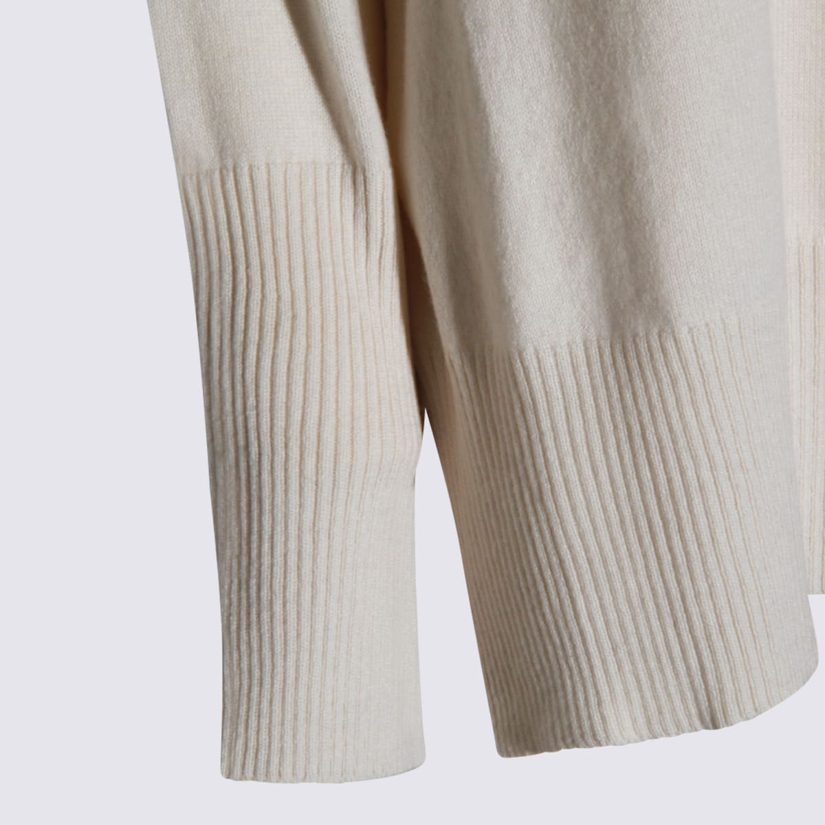Antonelli Light Beige Wool Publio Cornelio Knitwear In White