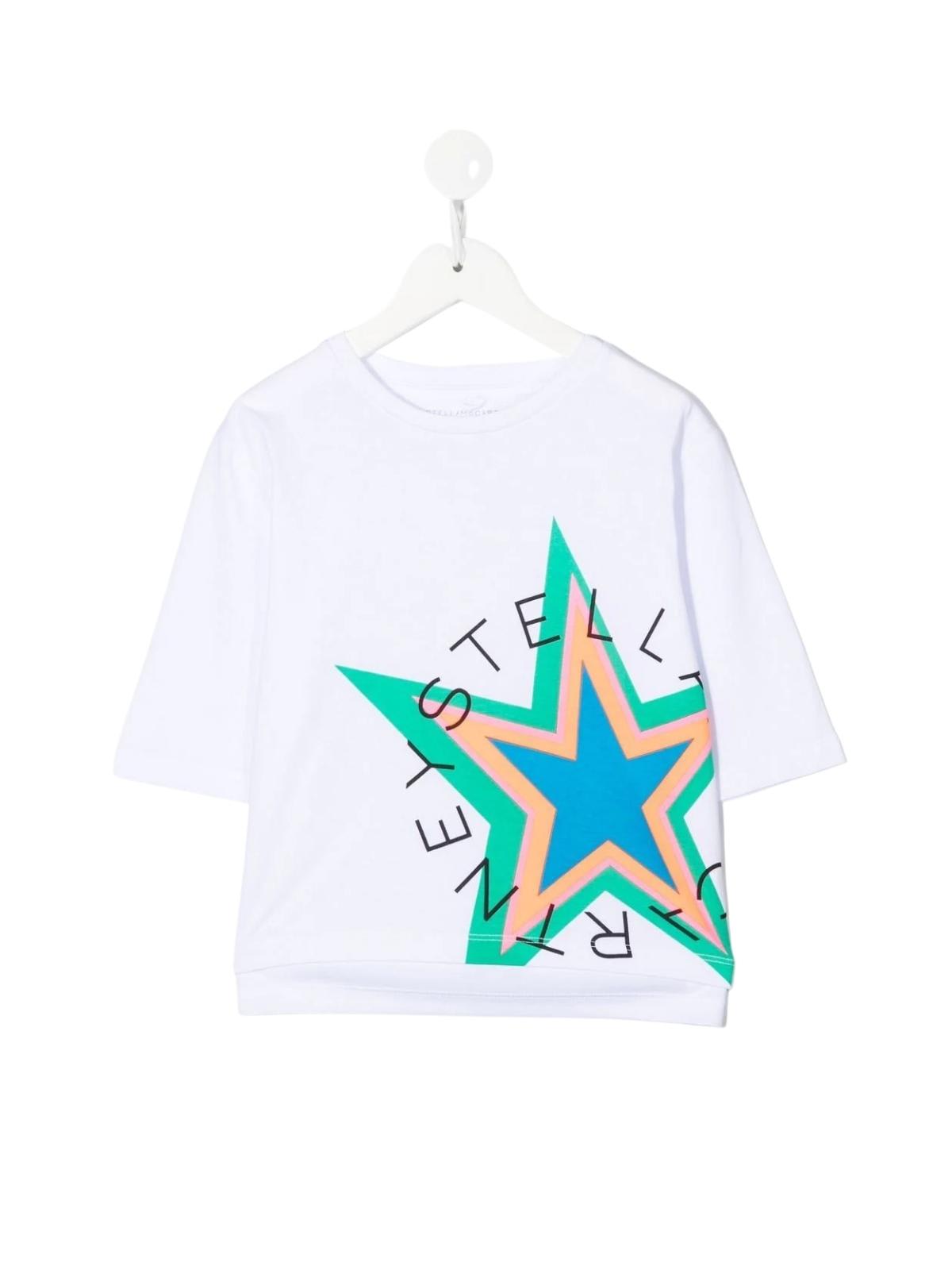 Stella McCartney Kids Crew Neck S/s T-shirt W/star