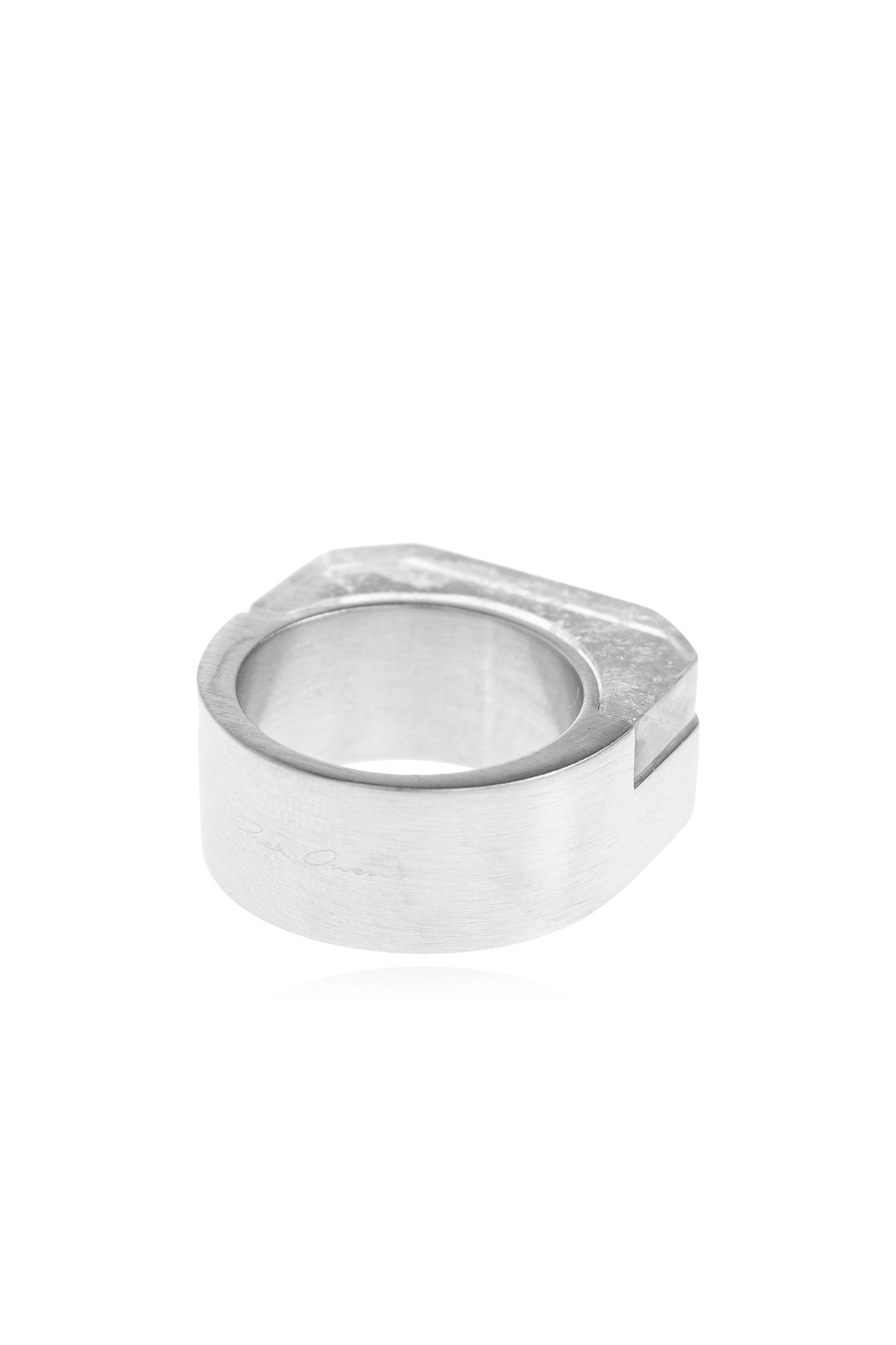 Rick Owens Jewellery Silver In Silver