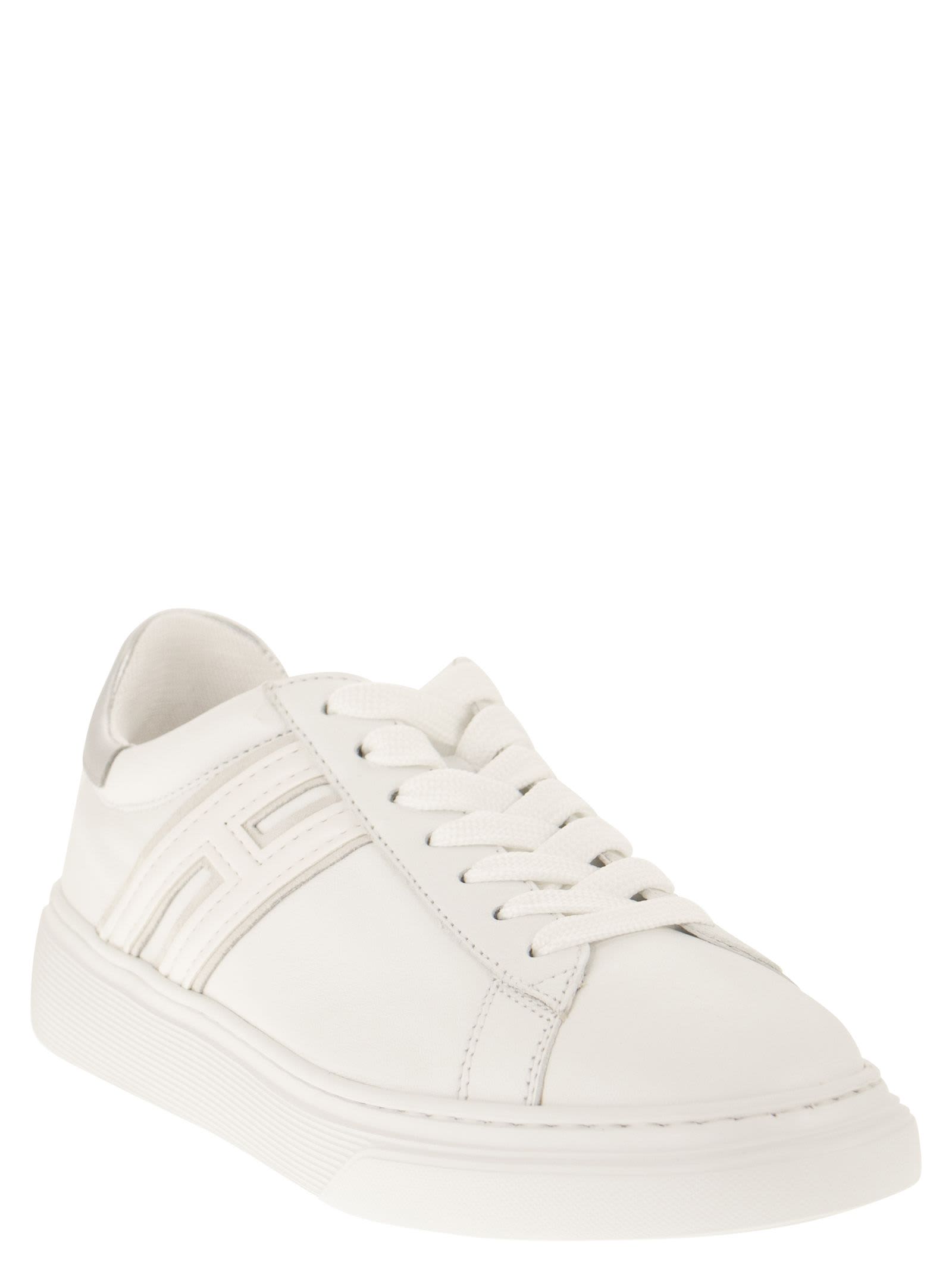 Shop Hogan Sneakers H365 In Bianco