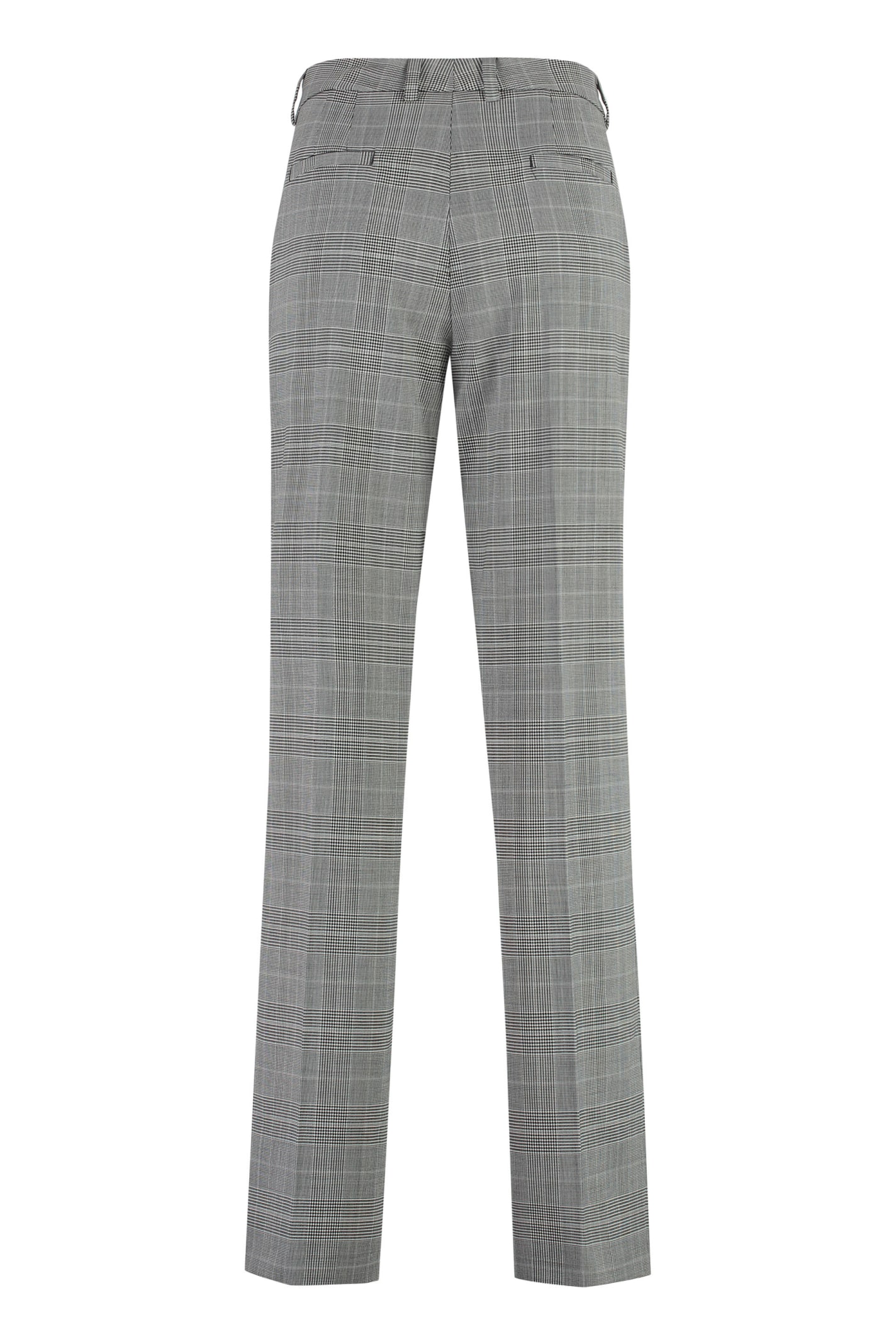 Shop Pt01 Prince-of-wales Checked Trousers In Multicolor