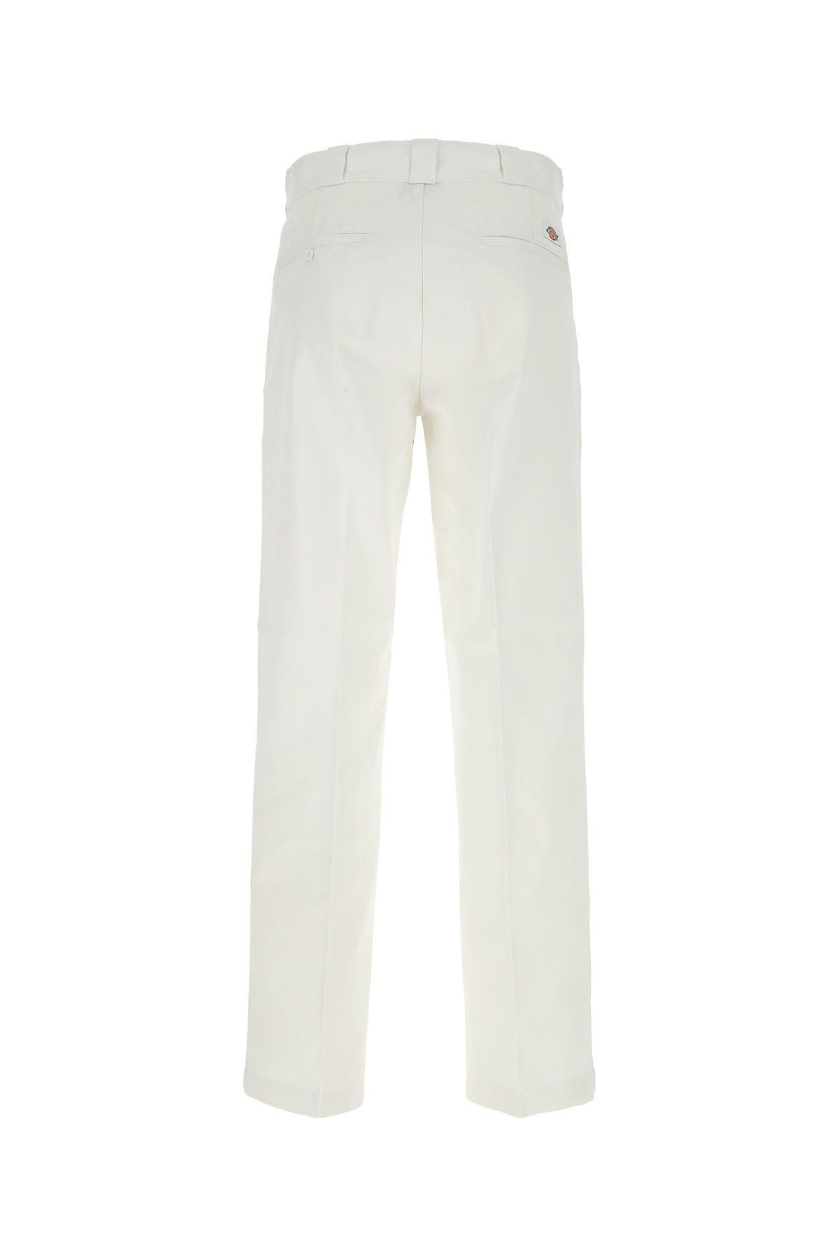 Shop Dickies White Polyester Blend Pant