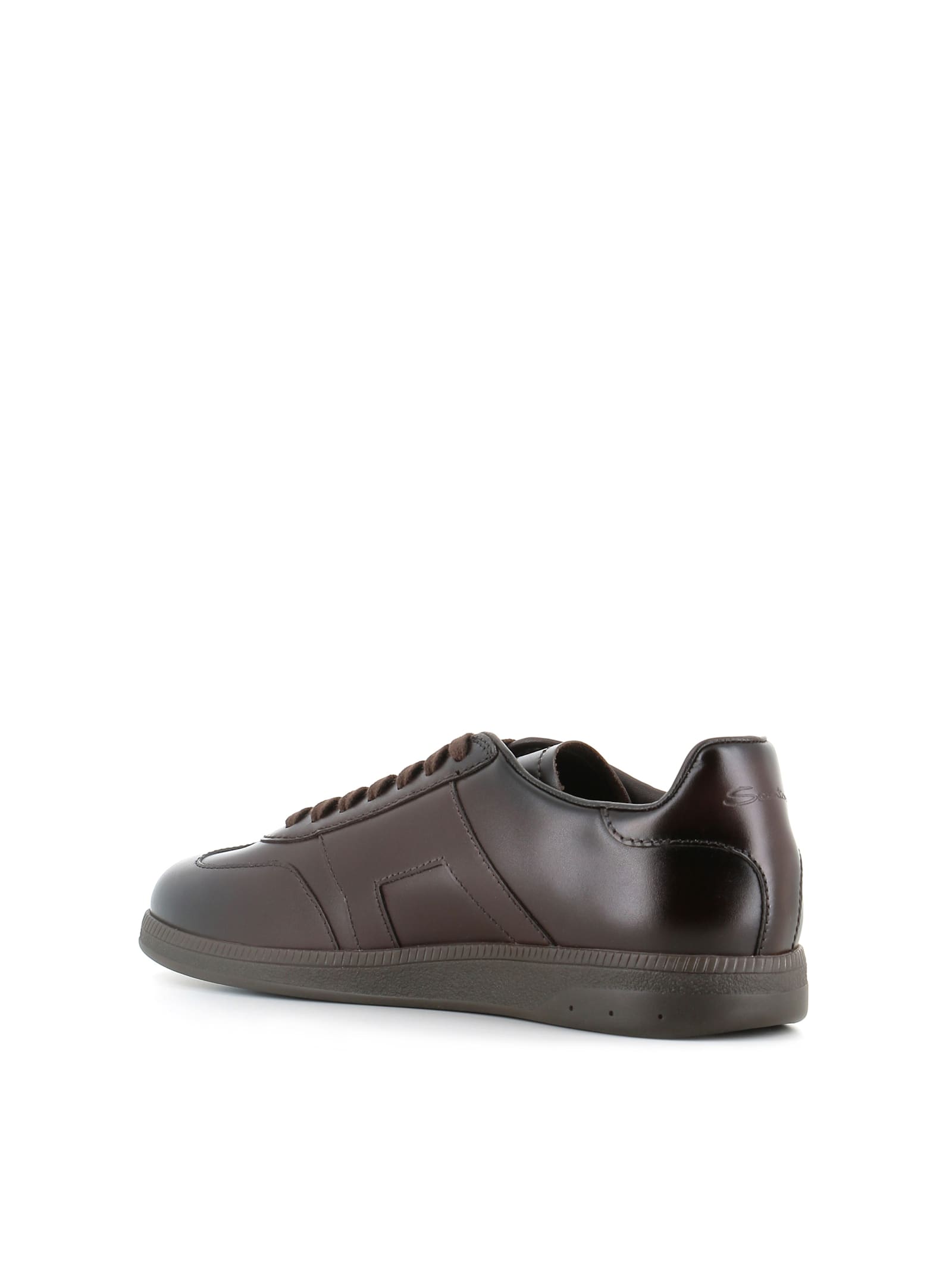 Santoni Sneaker Dbs Oly In Brown