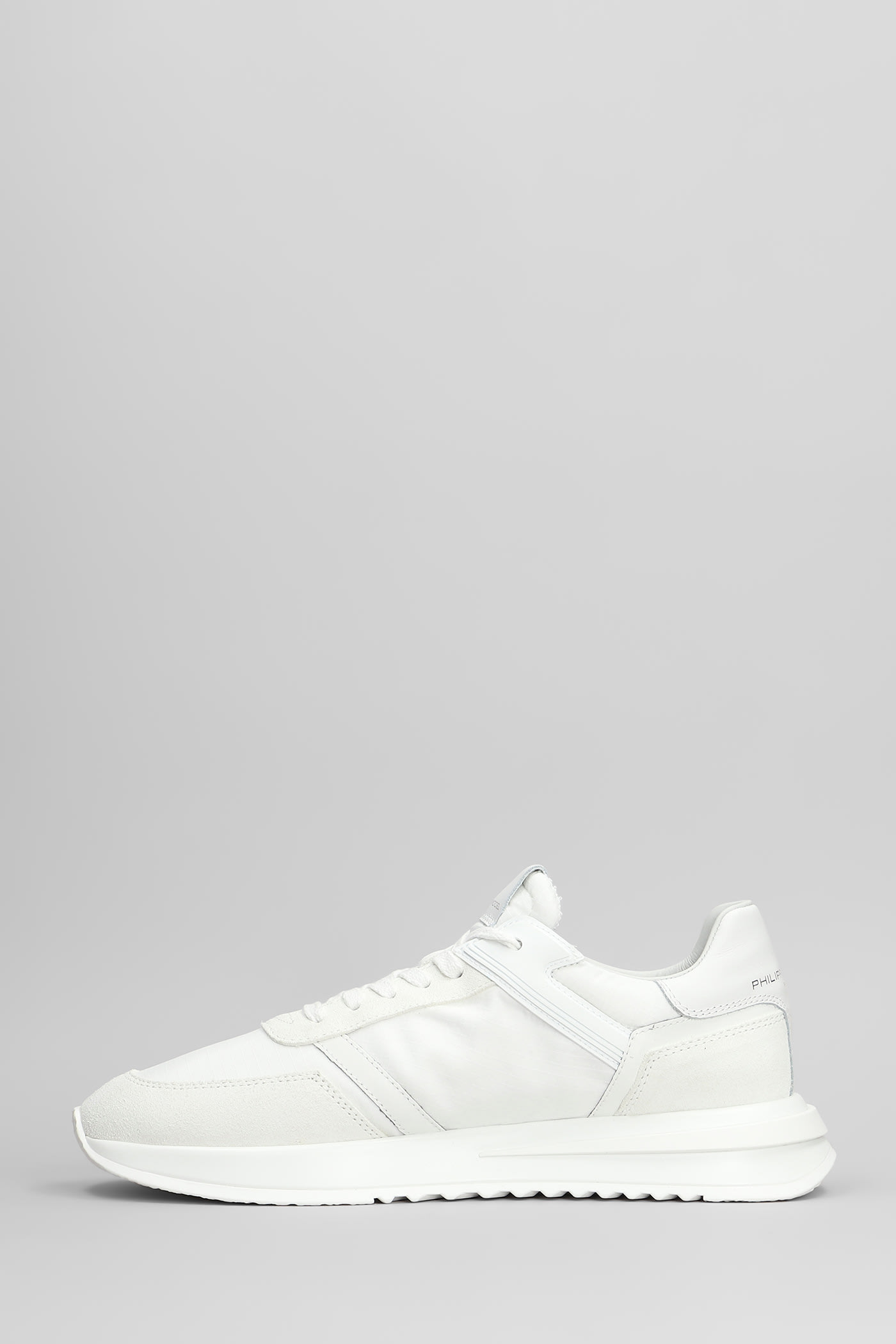 Philippe Model Tropez 2.1 Sneakers In White Suede And Fabric In White