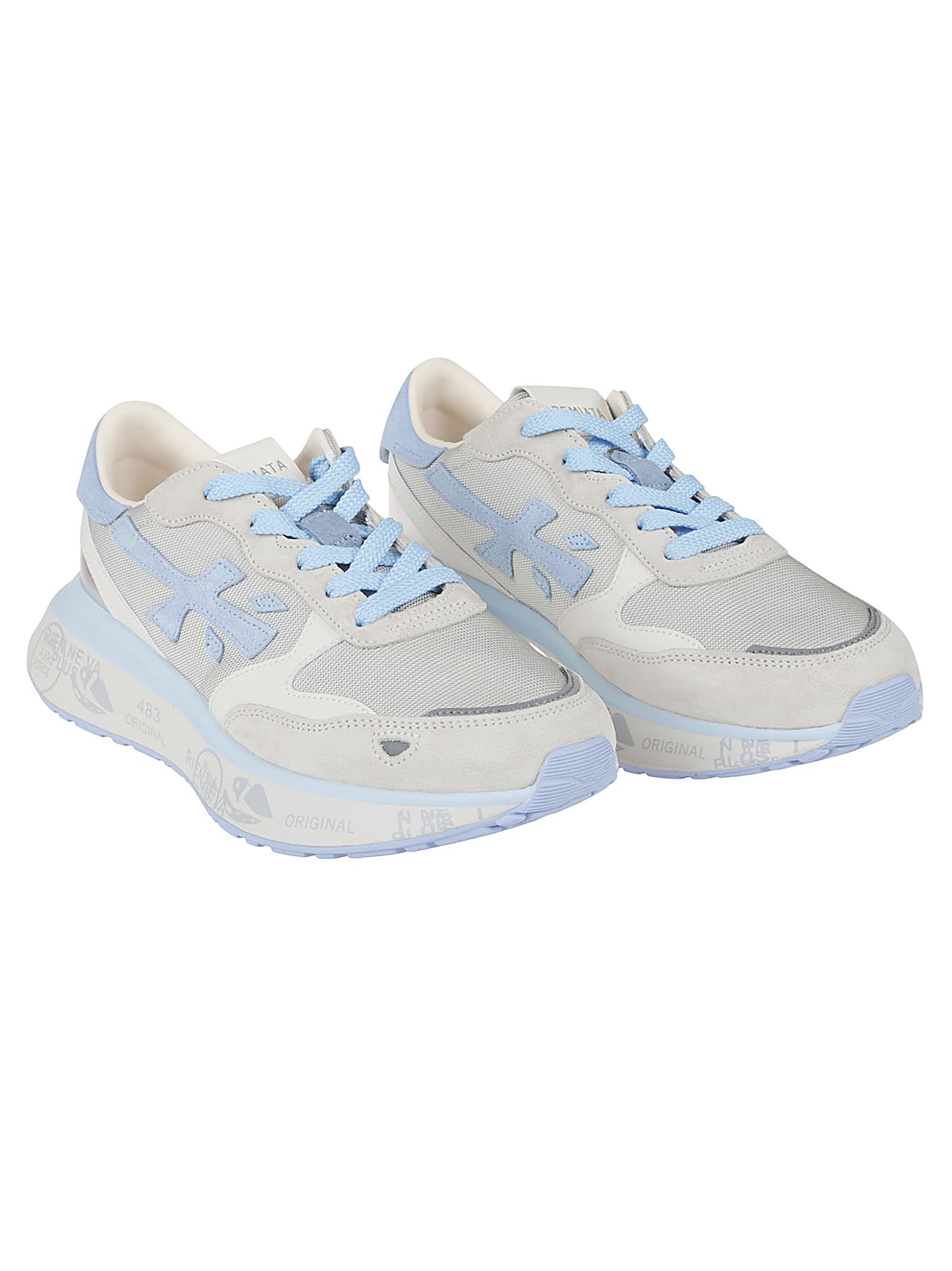 Premiata Lauryn Sneakers In Light Blue