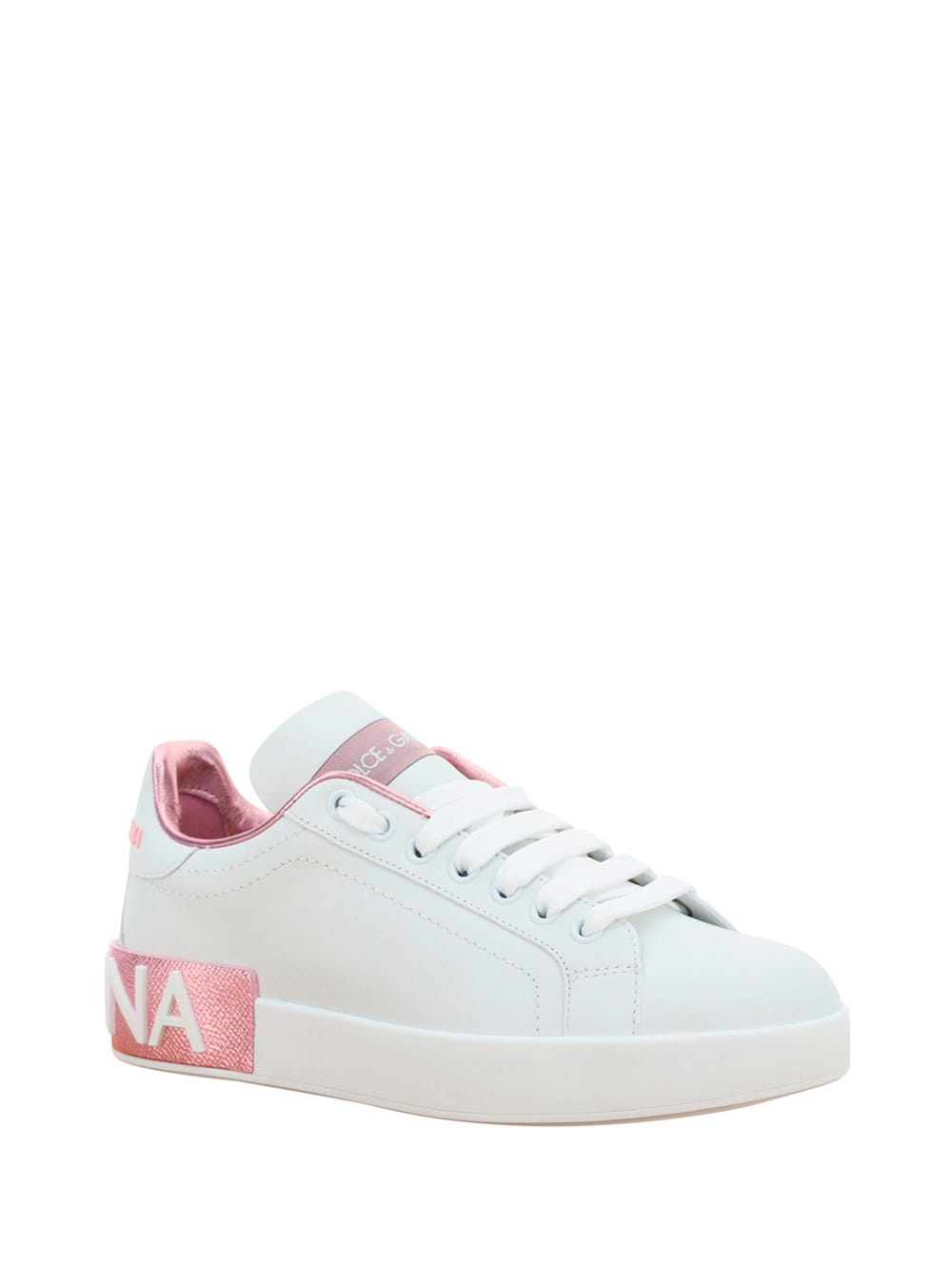 Shop Dolce & Gabbana Portofino Sneakers In Bianco