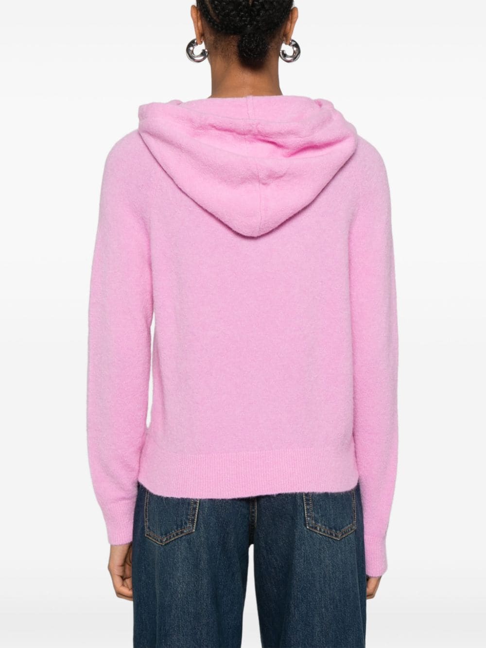 Shop Mc2 Saint Barth Pull Donna Con Logo In Pink