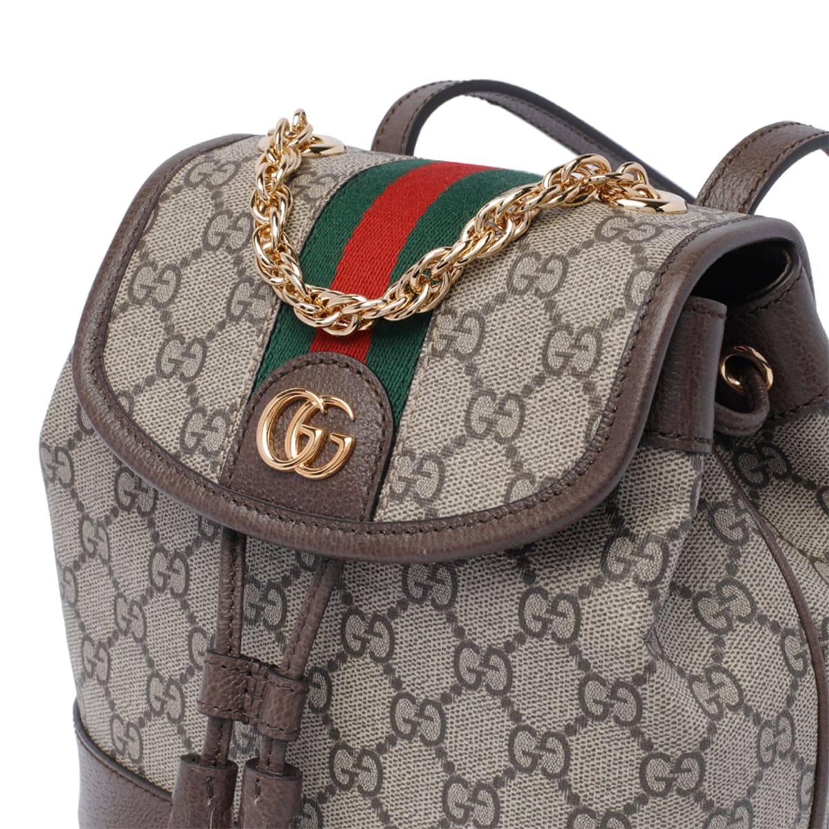 Shop Gucci Gg Ophidia Backpack In Beige