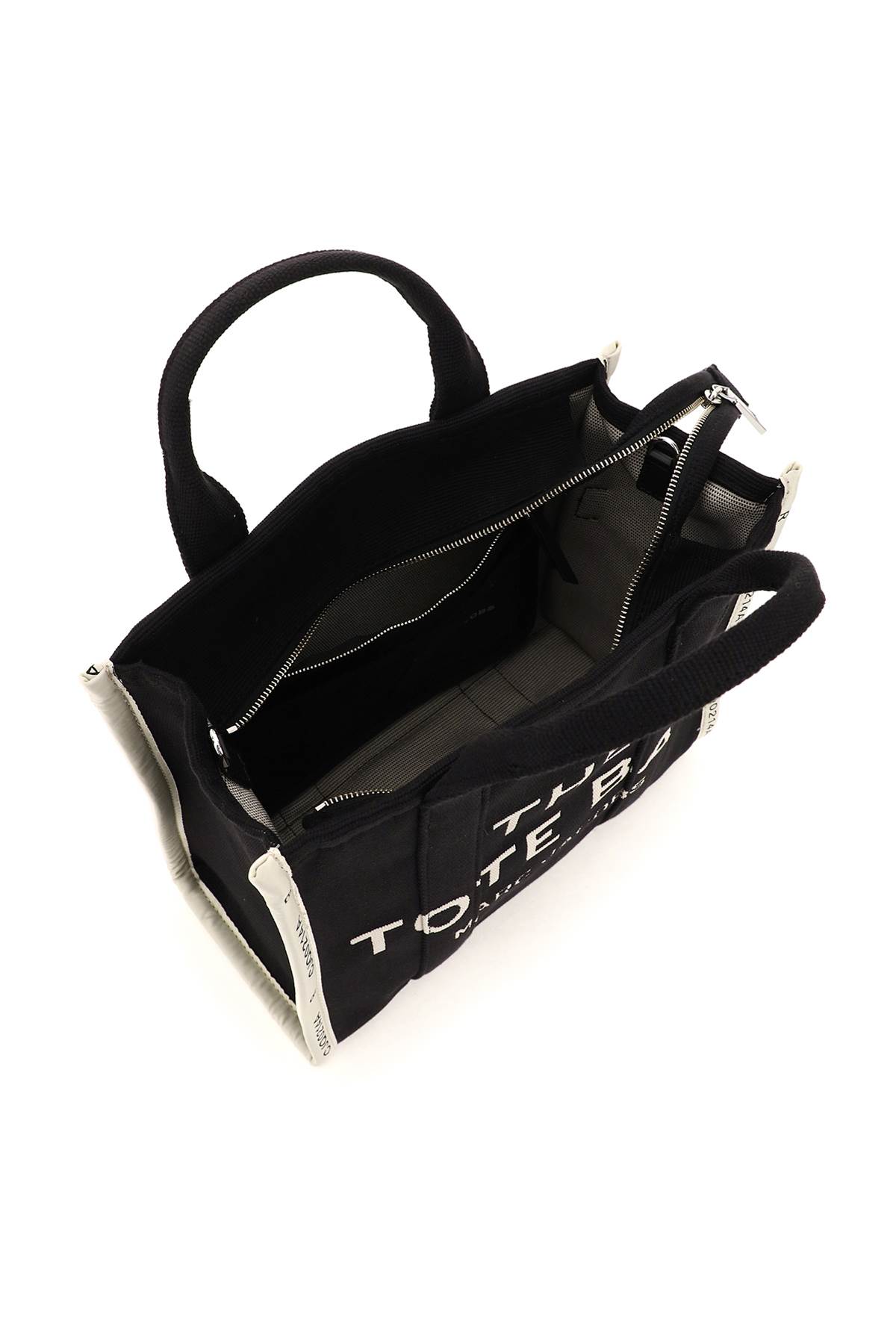 Marc Jacobs Structured Medium Tote With Dual Handles In Black