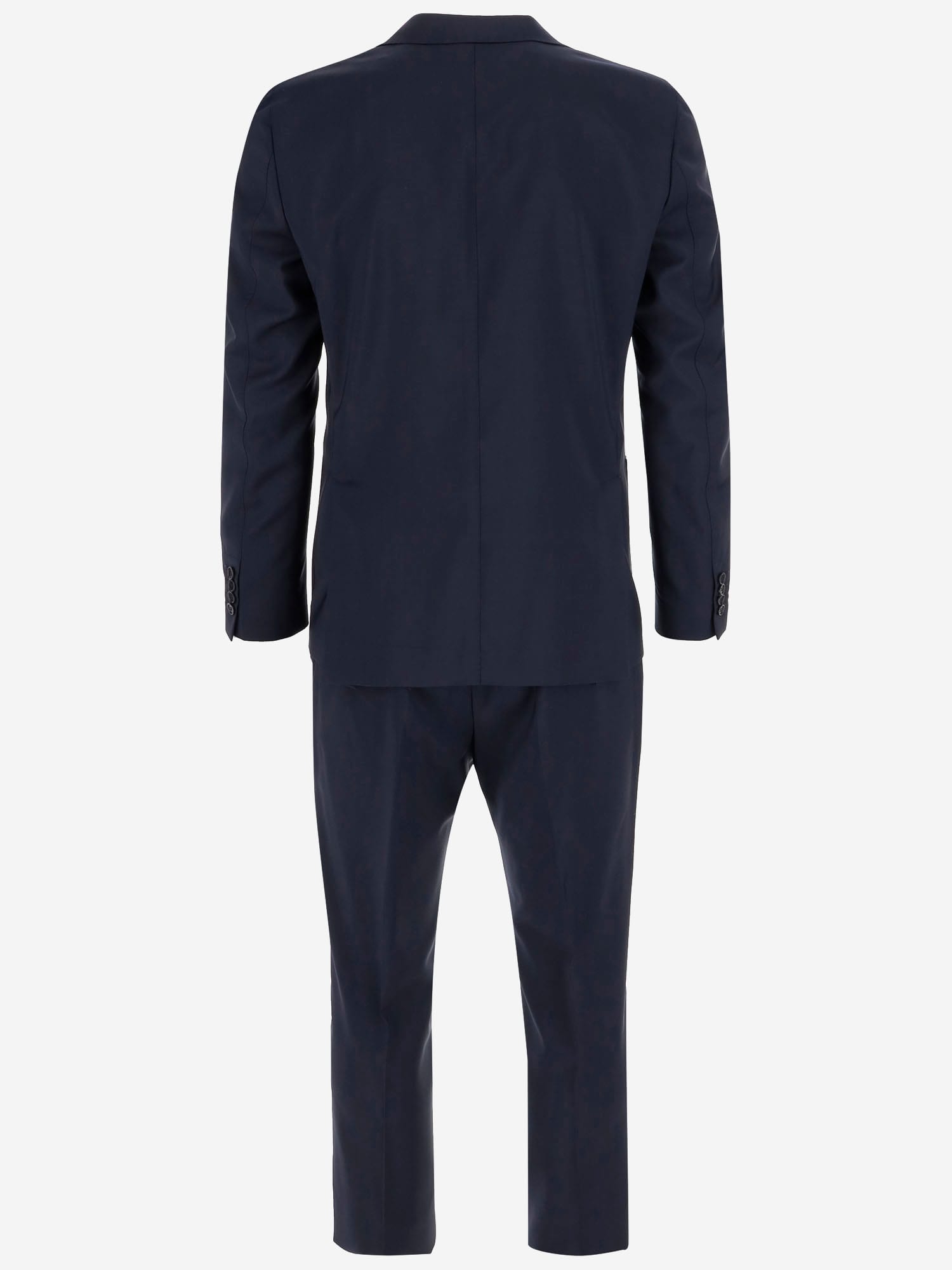Shop Brian Dales Wool Suit In Black