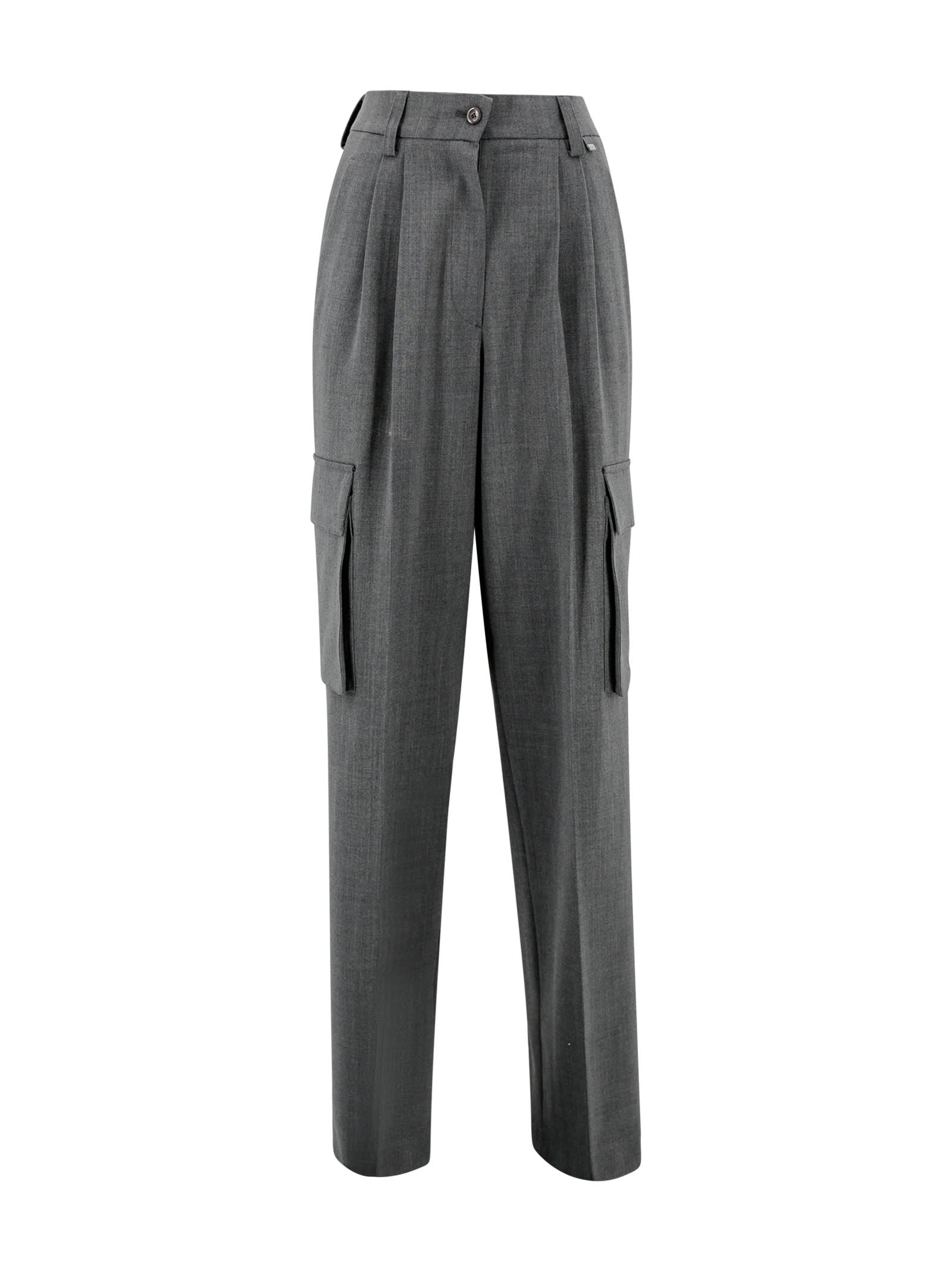 Soft Wool Cargo Trousers