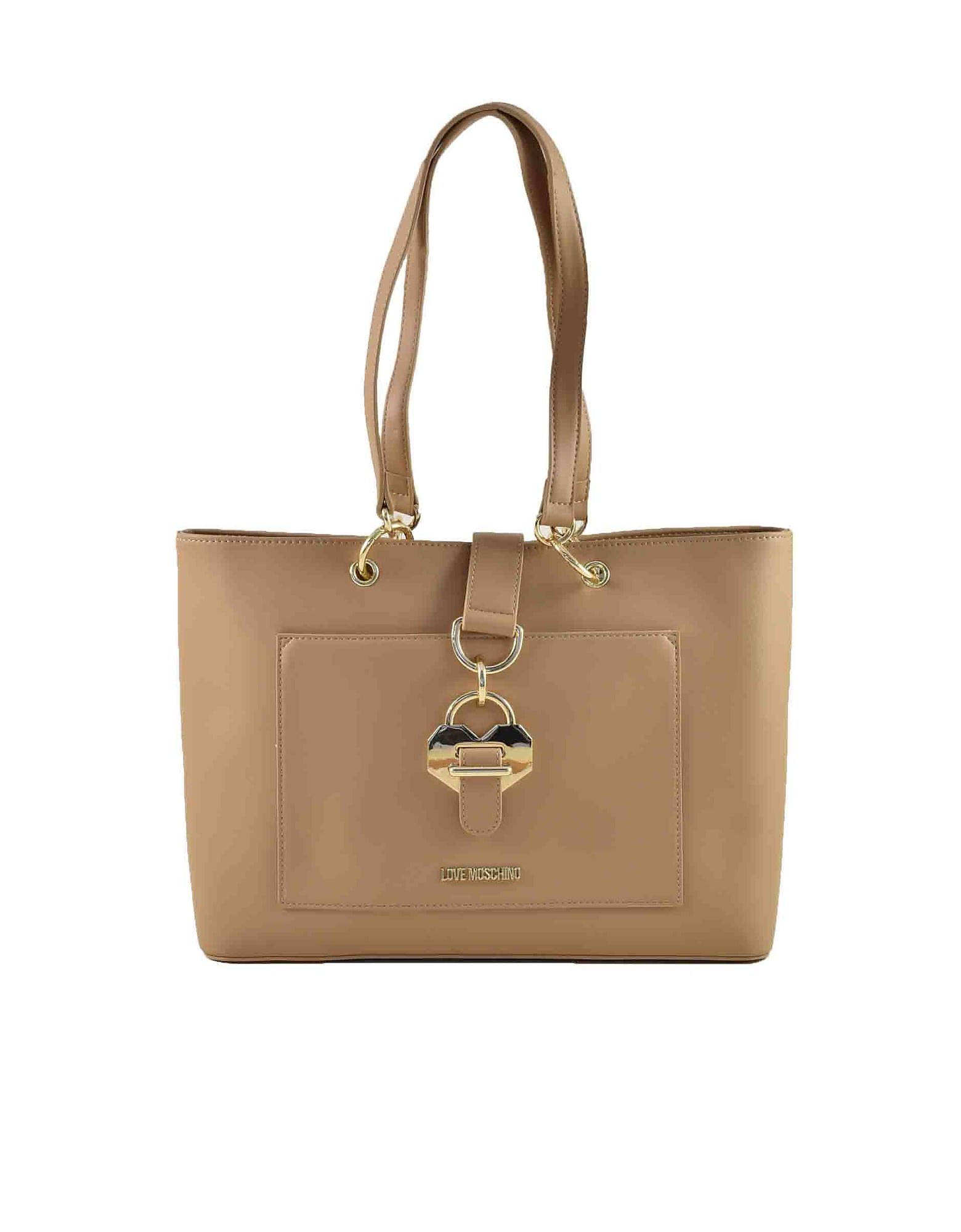 Love Moschino Womens Sand Handbag