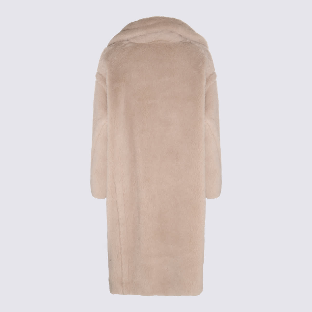 Max Mara Beige Wool Tedgirl Coat In Neutral