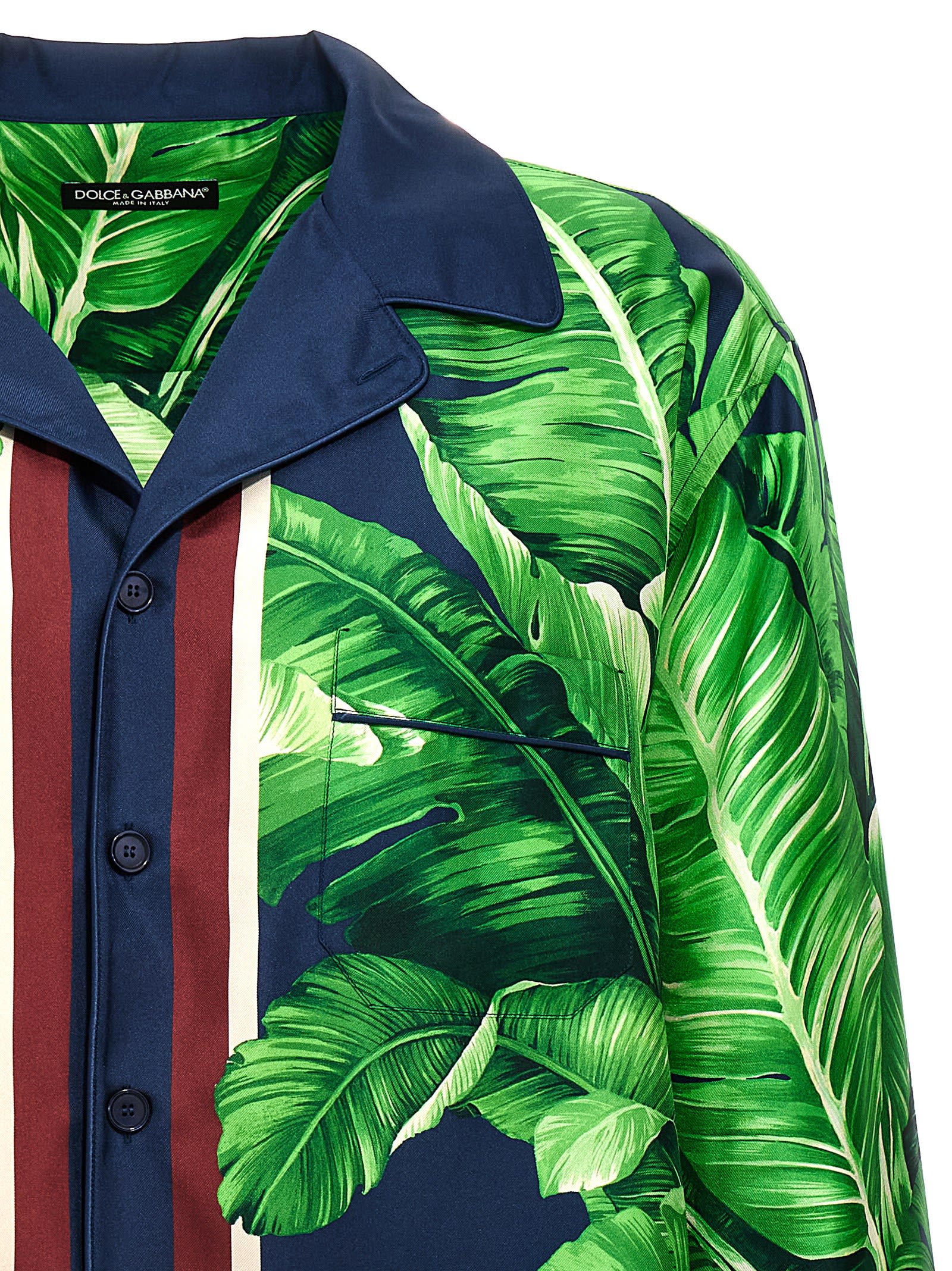 Shop Dolce & Gabbana Banano Shirt In Green