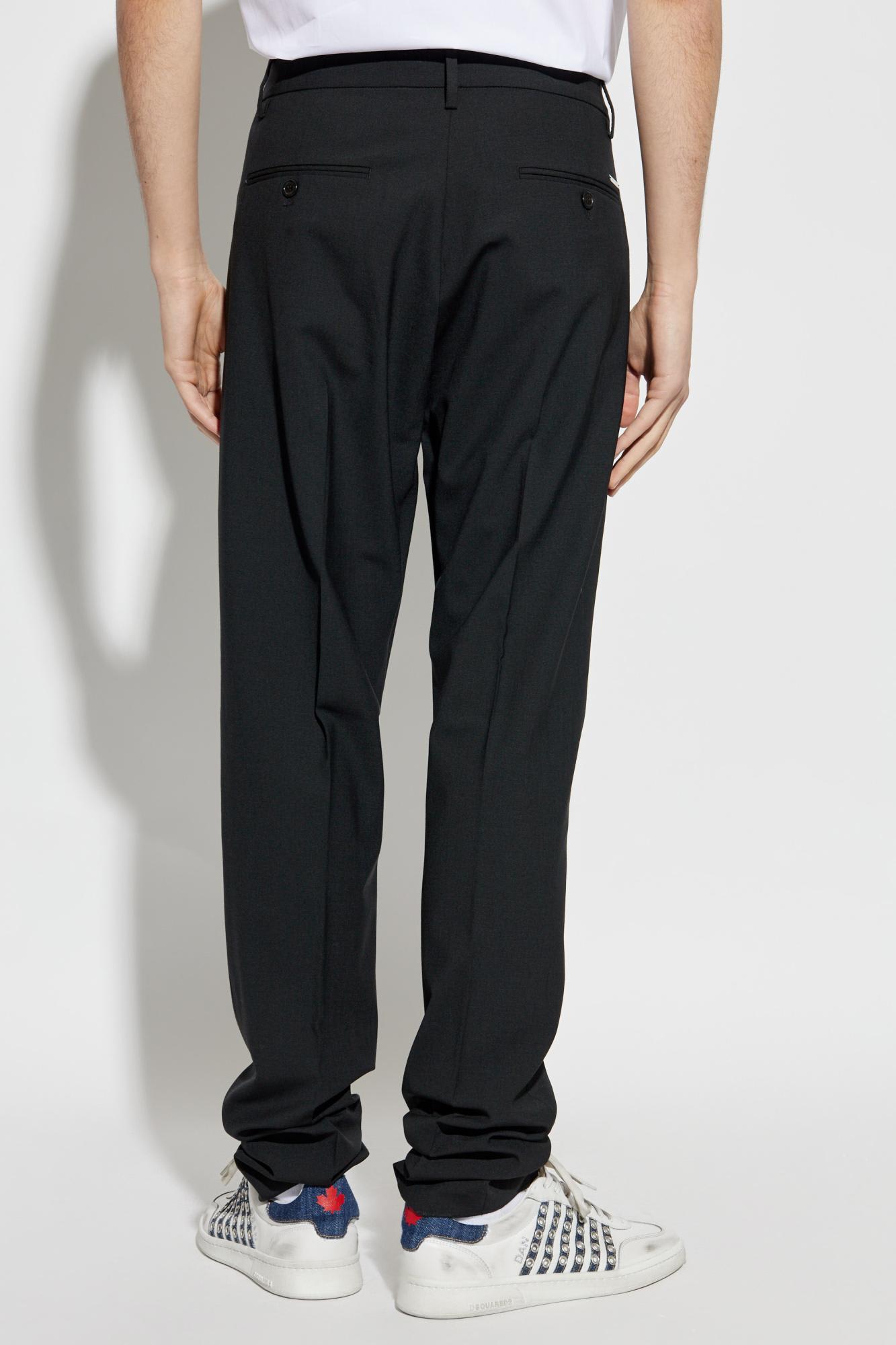 Dsquared2 Pants With Logo In Black