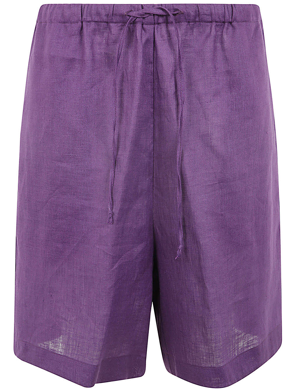 Shop Liviana Conti Coulisse Shorts In Berry