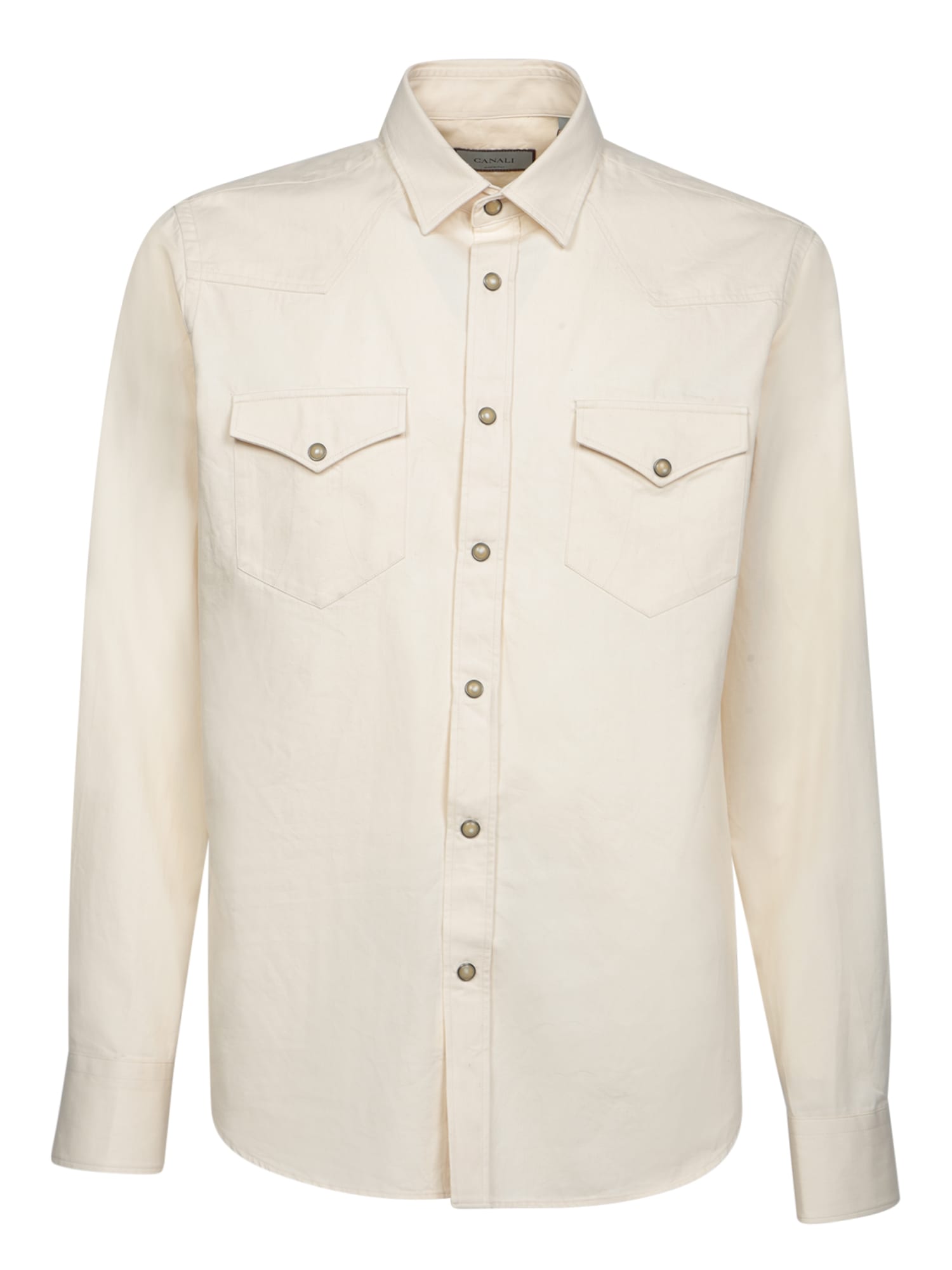 Cream Denim Texan Shirt