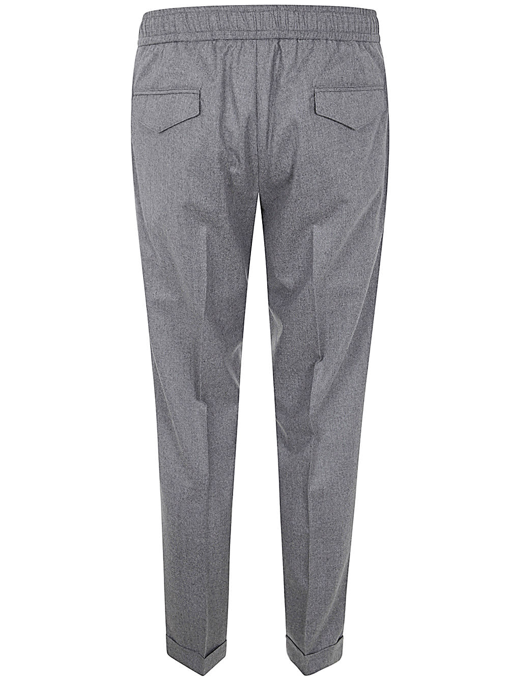 Shop Barba Napoli Roma Trousers In Grey