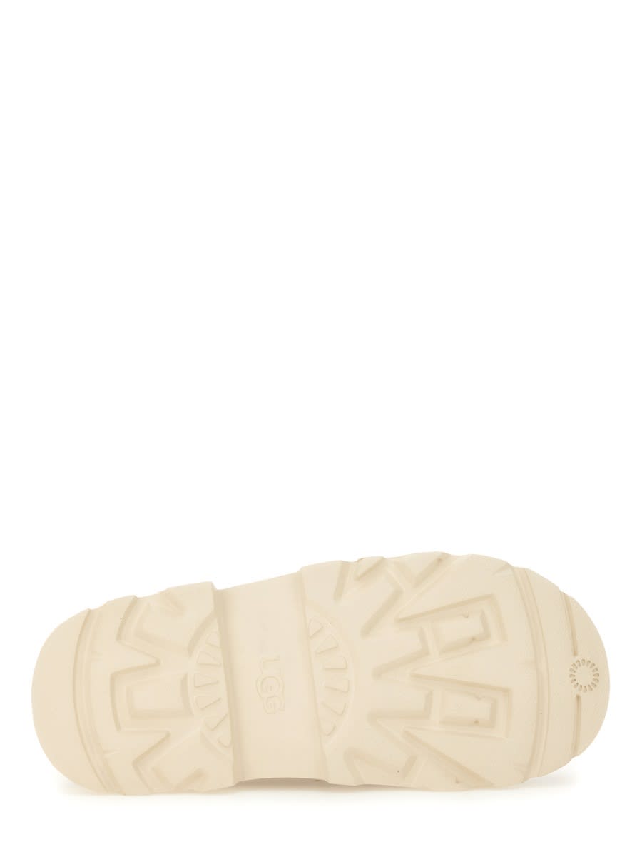 Ugg Suede Lace-up Chunky Sole Shoes In Brown