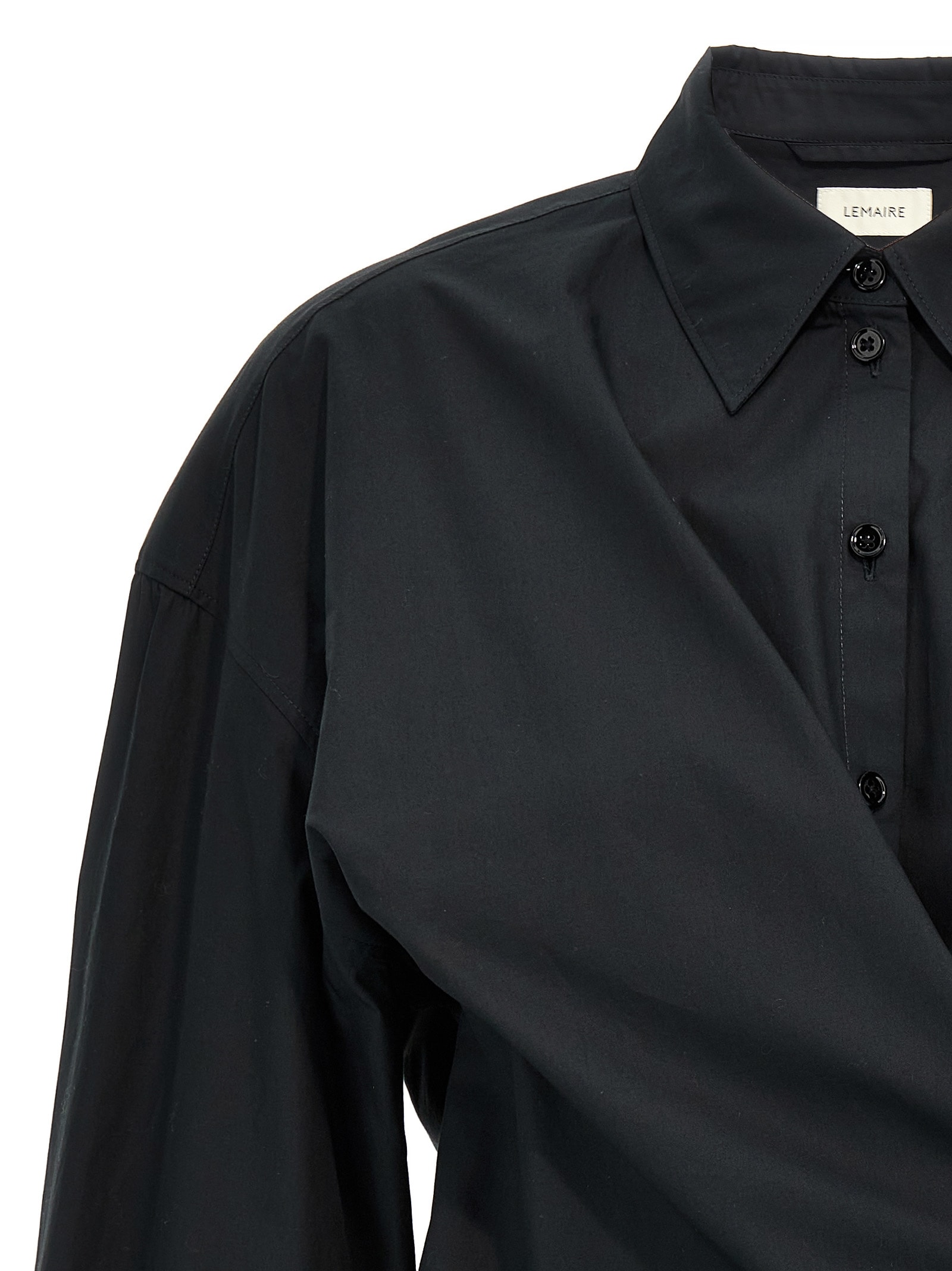 LEMAIRE STRAIGHT COLLAR TWISTED SHIRT