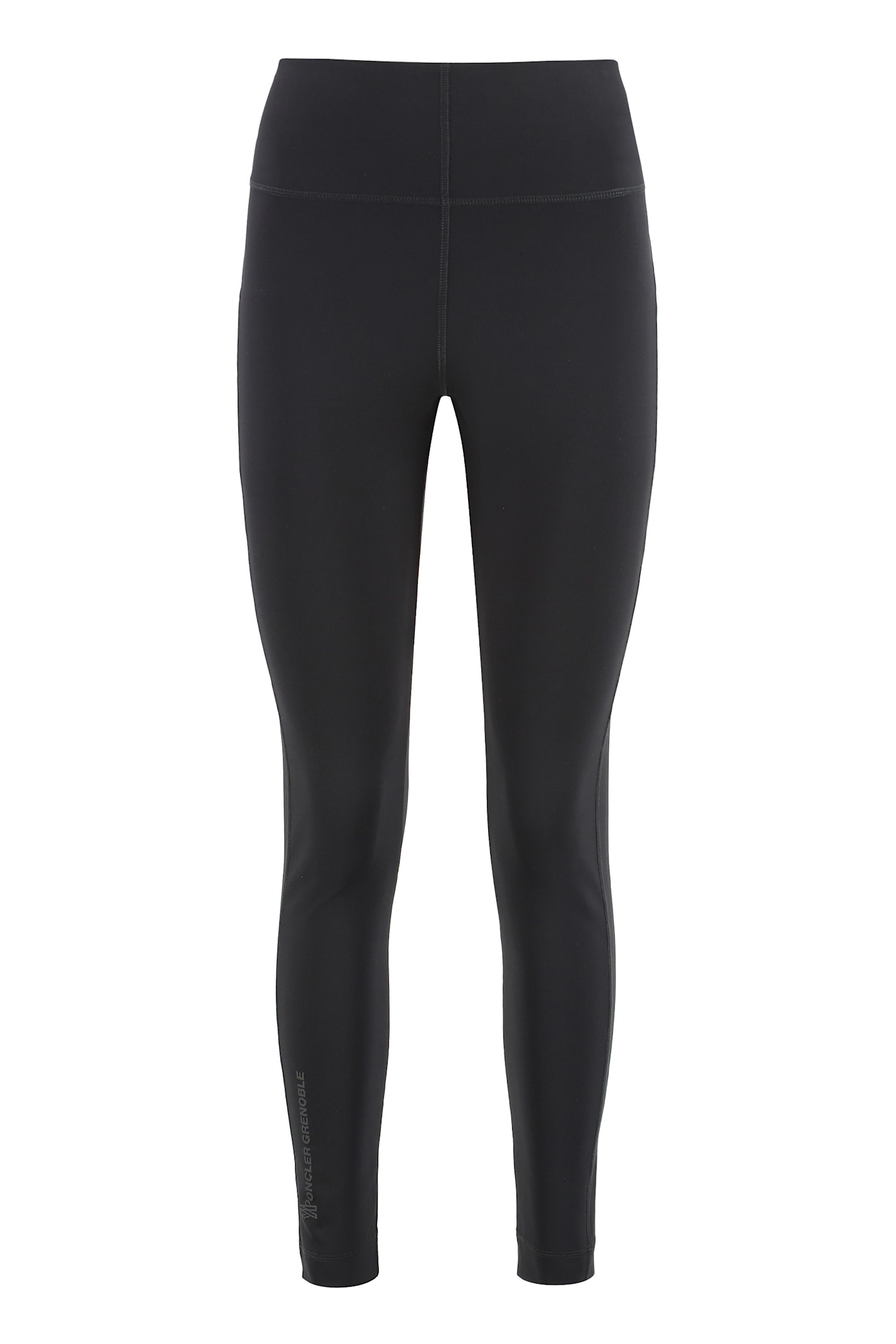 Shop Moncler Technical Fabric Leggings In Black
