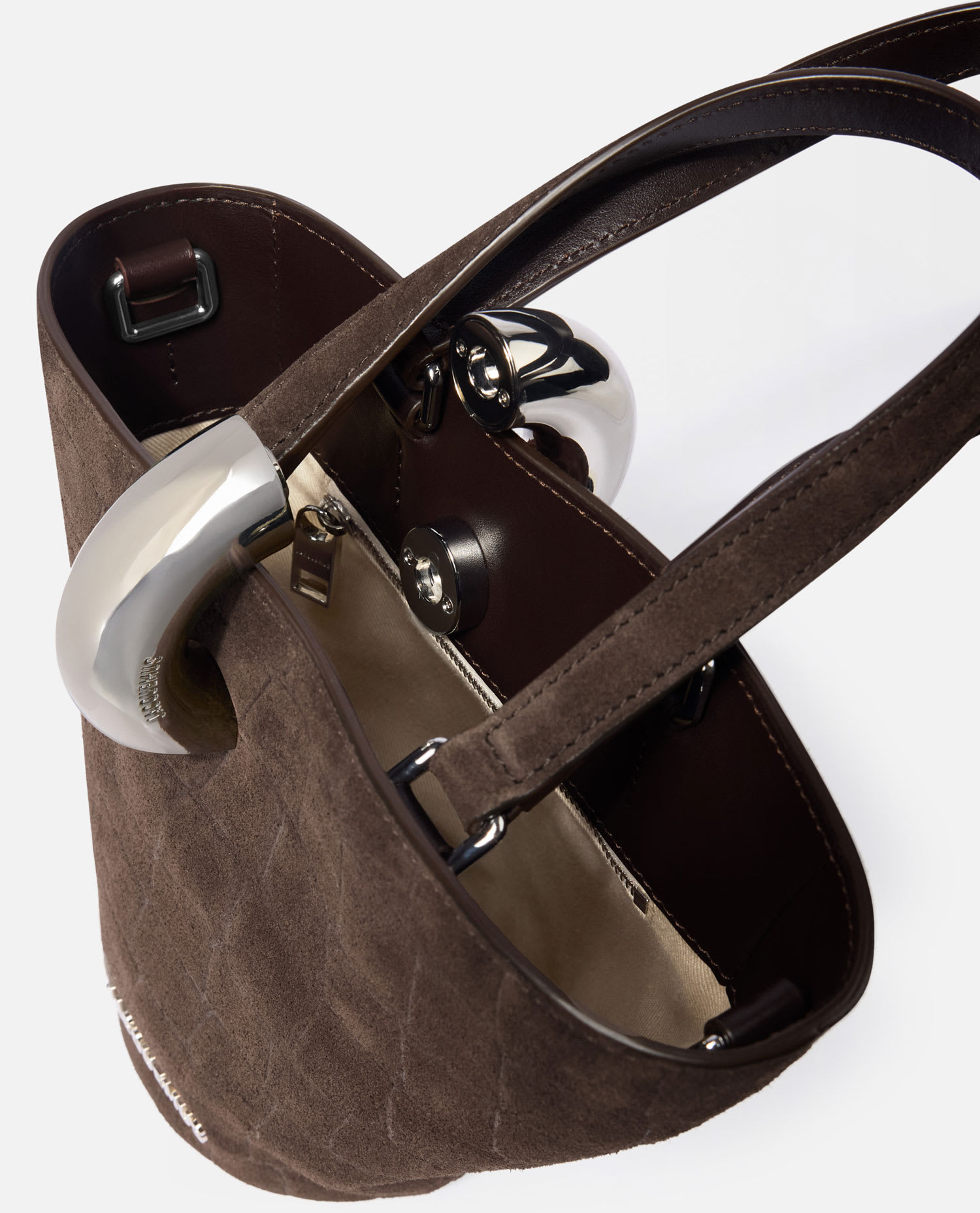 Jacquemus Le Petit Bambola Bag In Brown