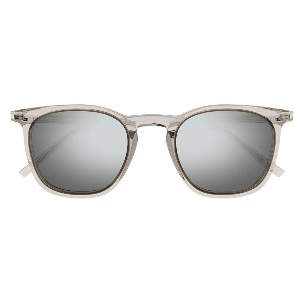 Saint Laurent Sunglasses In Beige/grigio