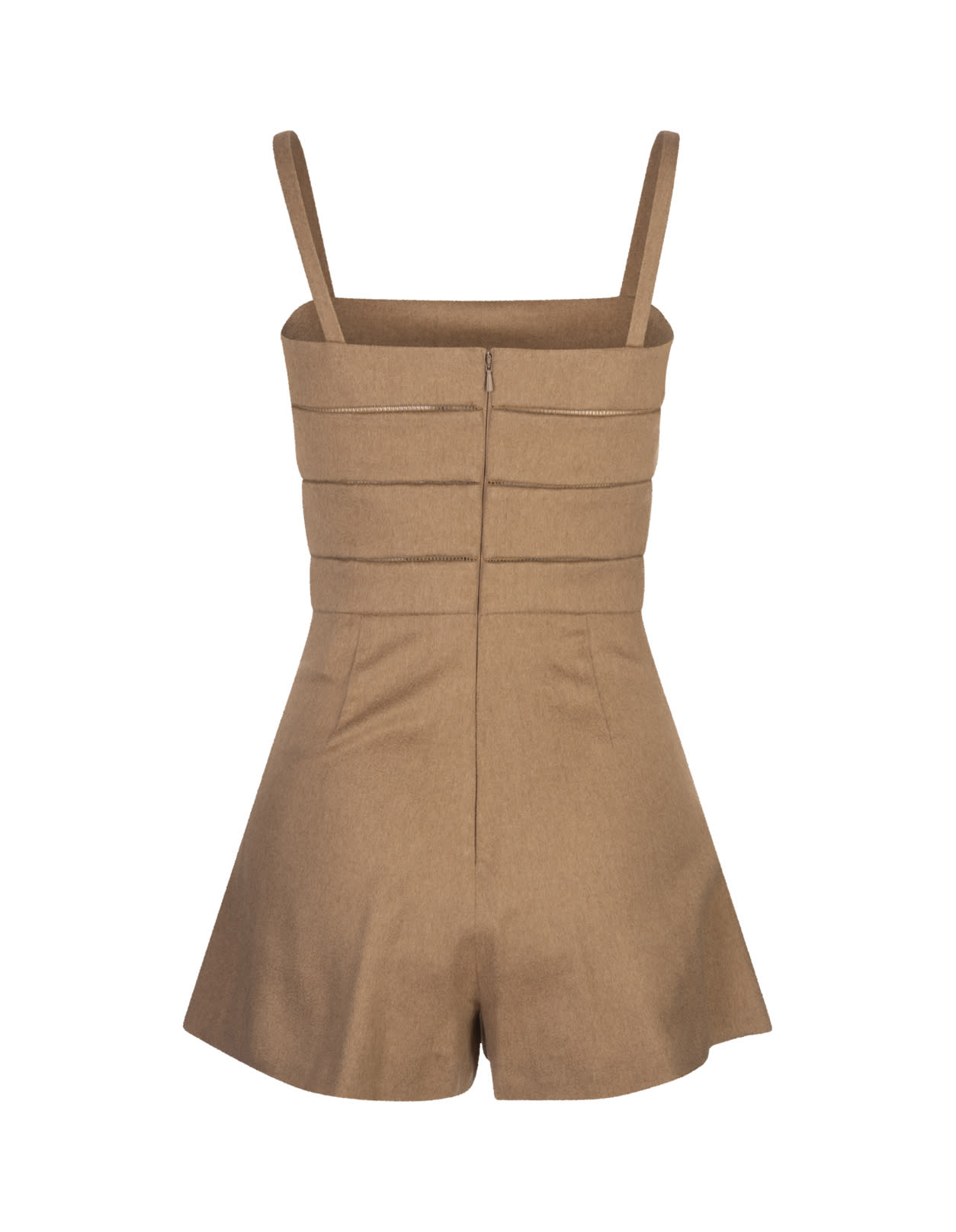 Shop Max Mara Camel Matassa Jumpsuit In Brown