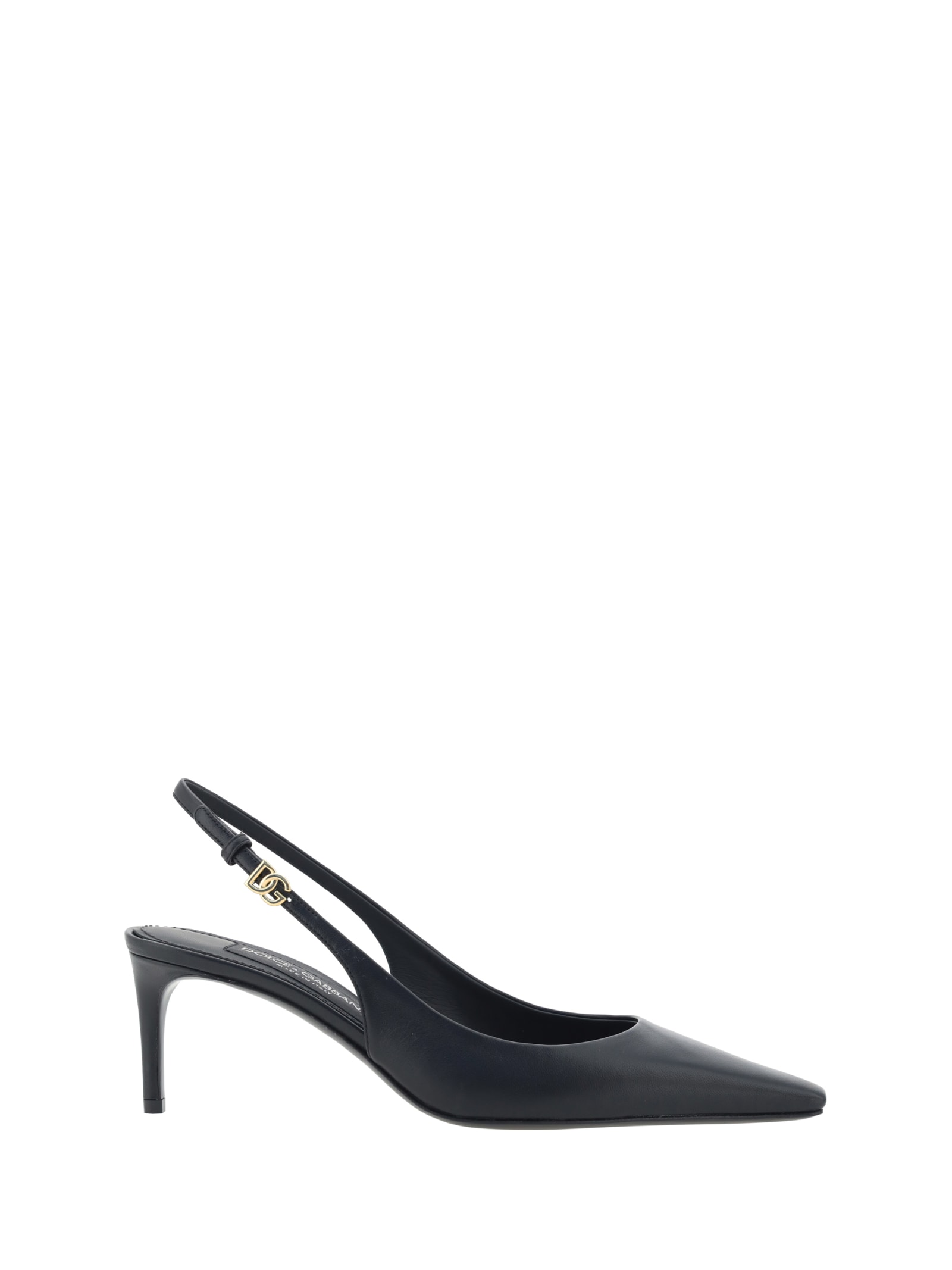 Shop Dolce & Gabbana Slingback Pumps In Nero