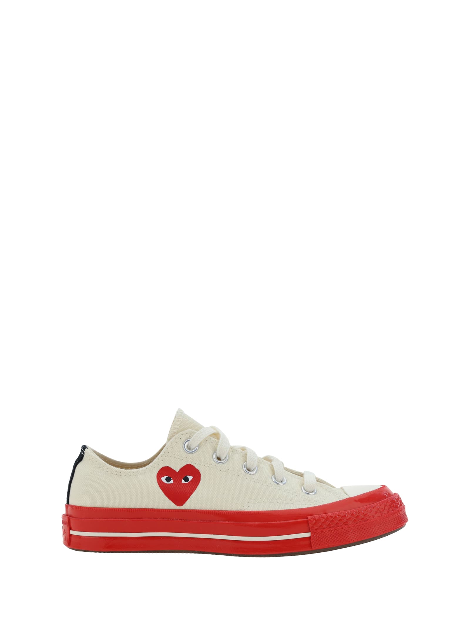 Shop Comme Des Garçons Play Comme Des Garcons Play X Converse Big Heart 70 Sneakers In White