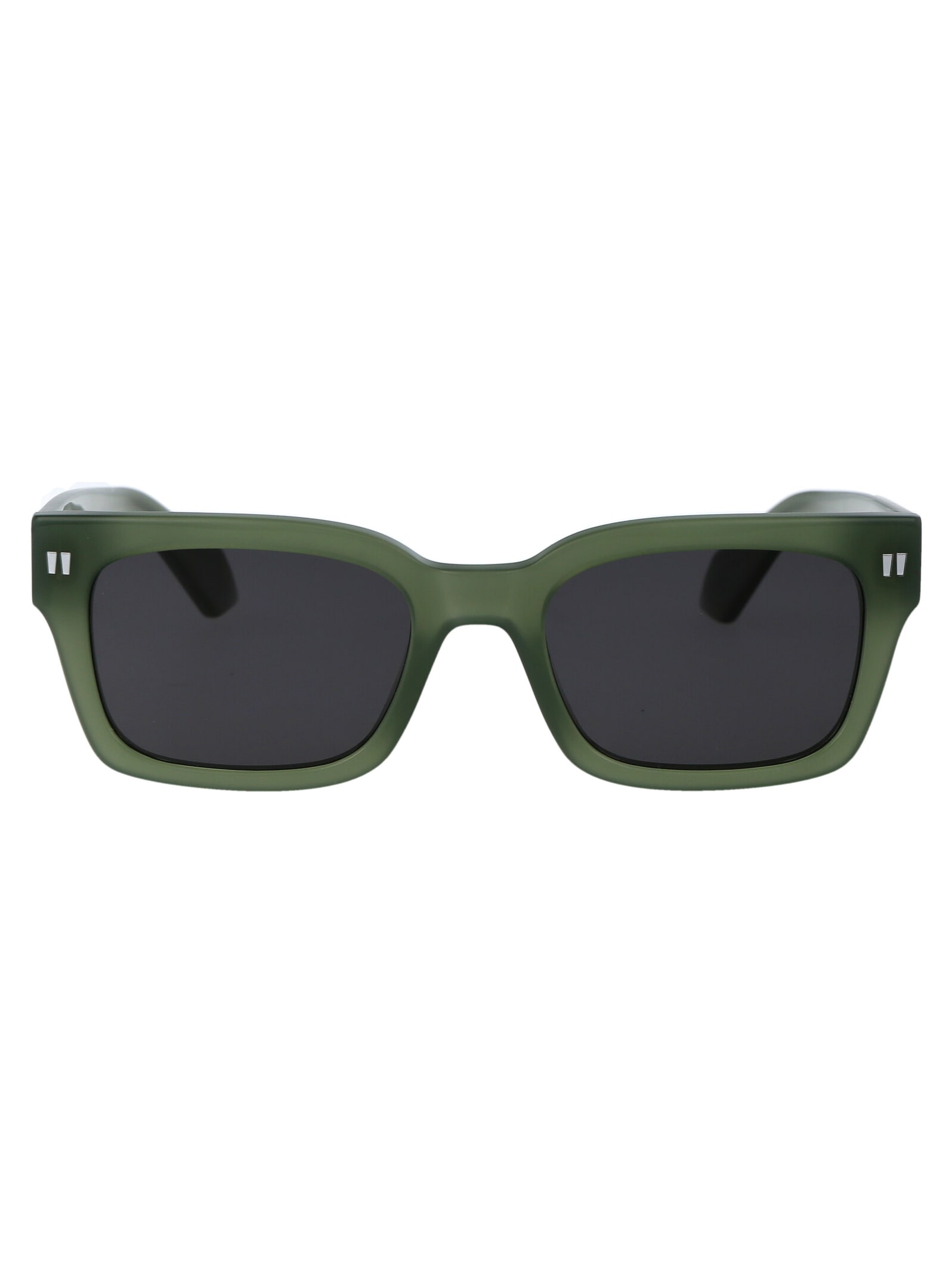 Shop Off-white Midland Sunglasses In 5707 Sage Green