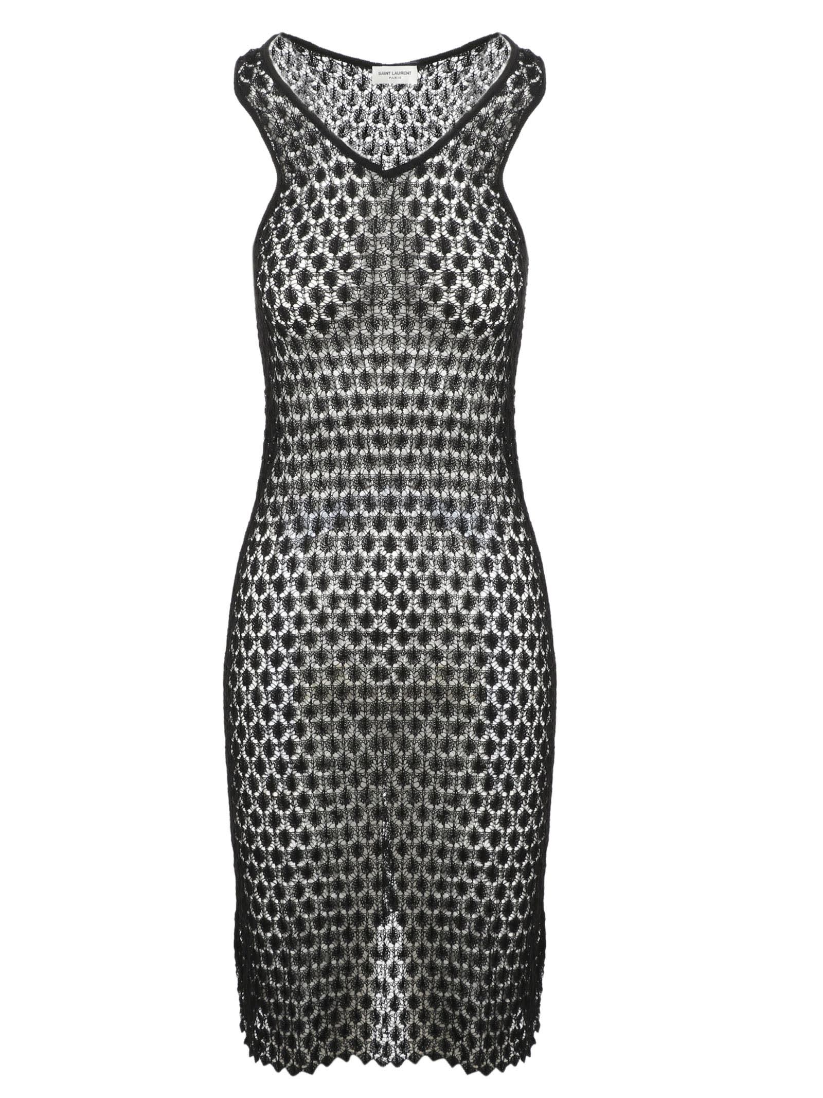 Photo of  Saint Laurent Knited Tank Top Dress- shop Saint Laurent Dresses online sales