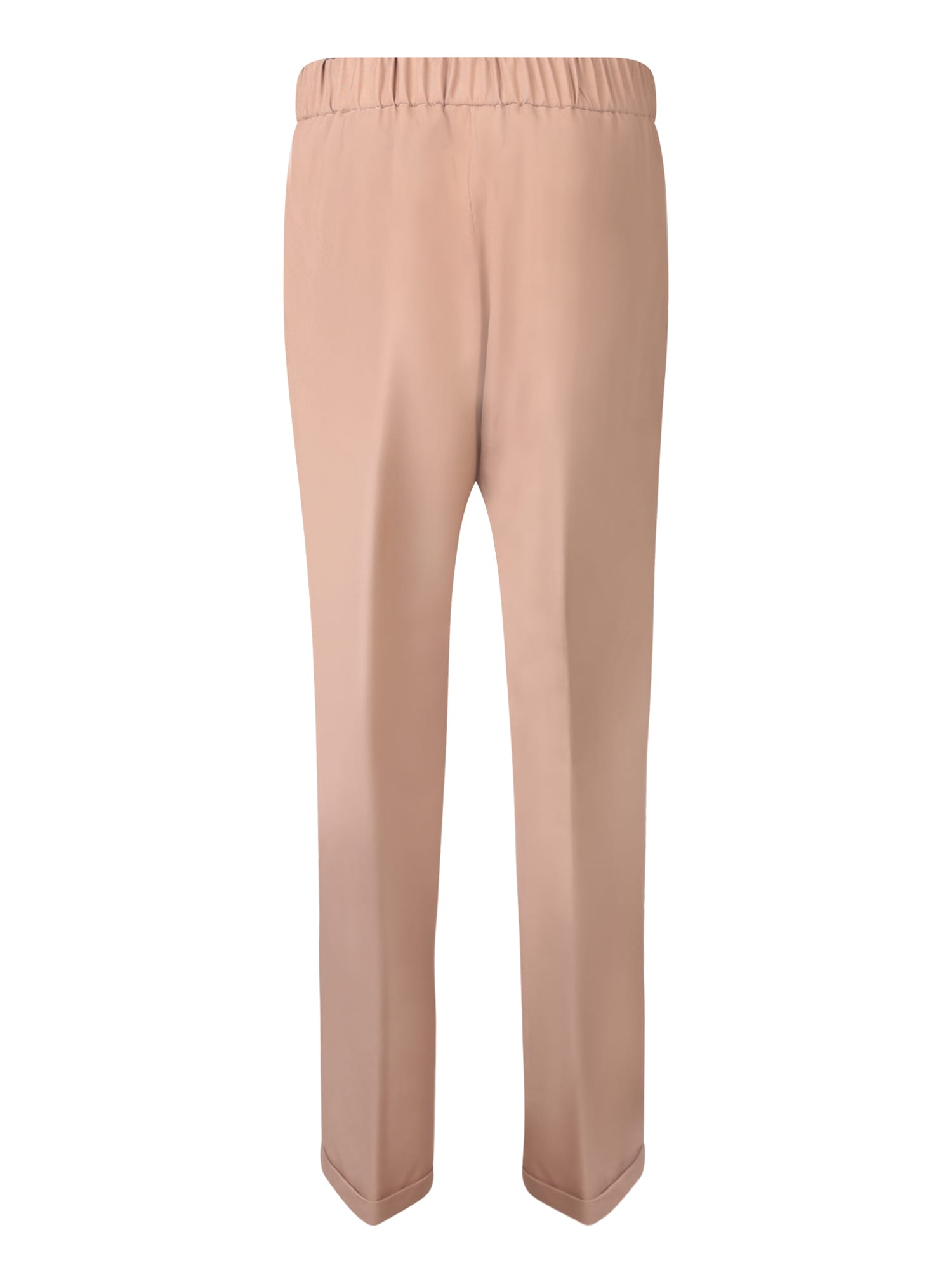 Fabiana Filippi Light Brown Bead-detail Trousers In Brown