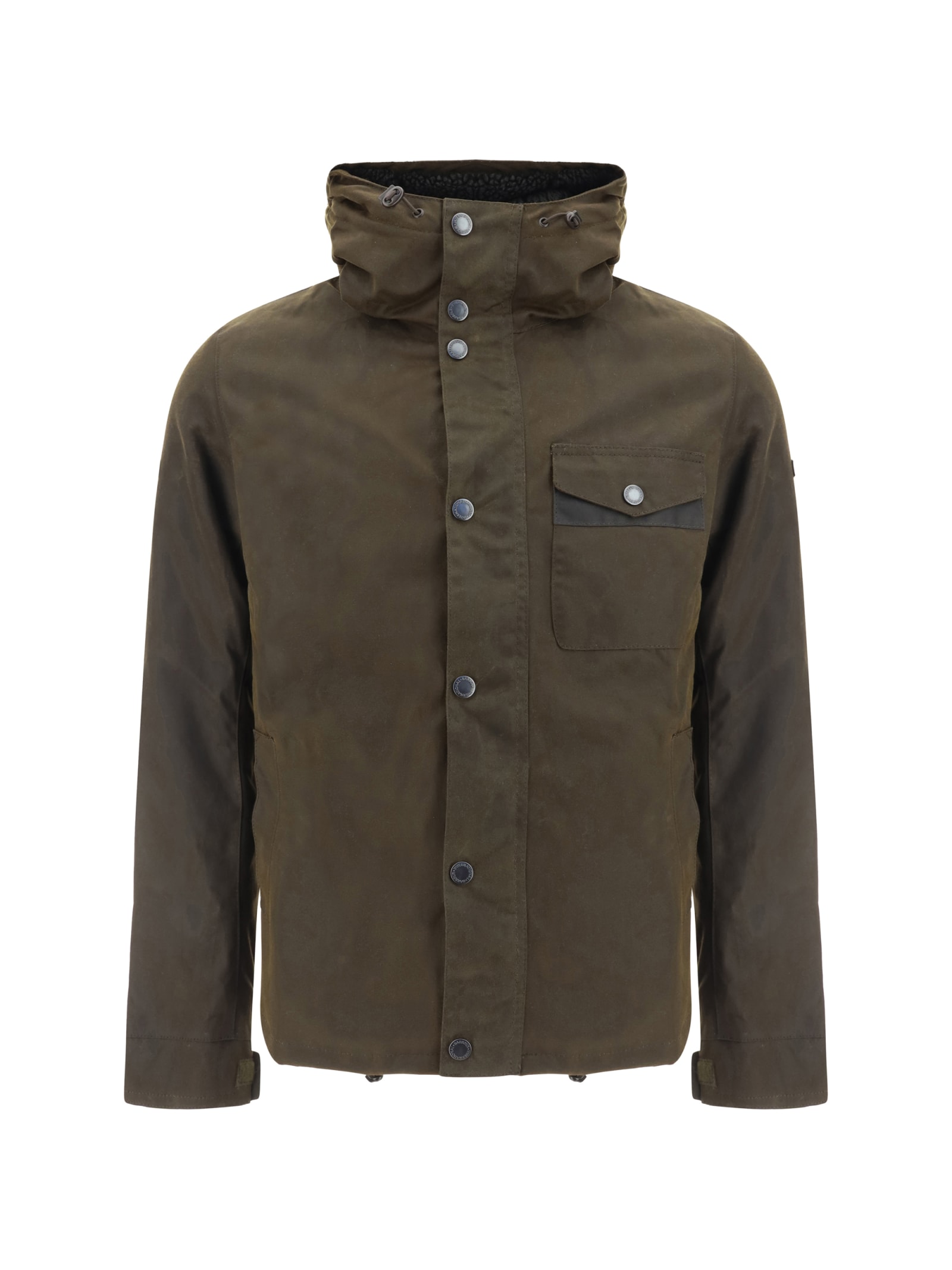 Barbour Kevlar Wax Jacket In Green