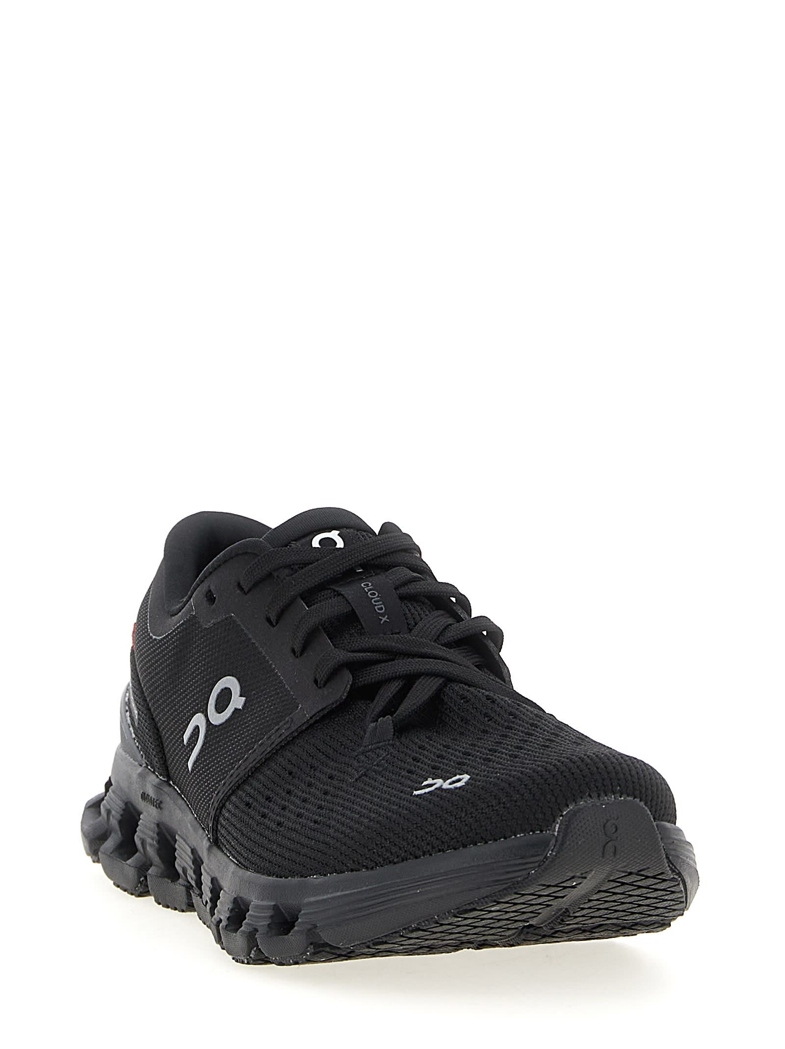 On Cloud X 4 Sneakers In Black