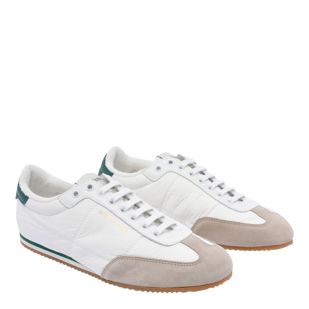 Saint Laurent Aston Sneakers In White