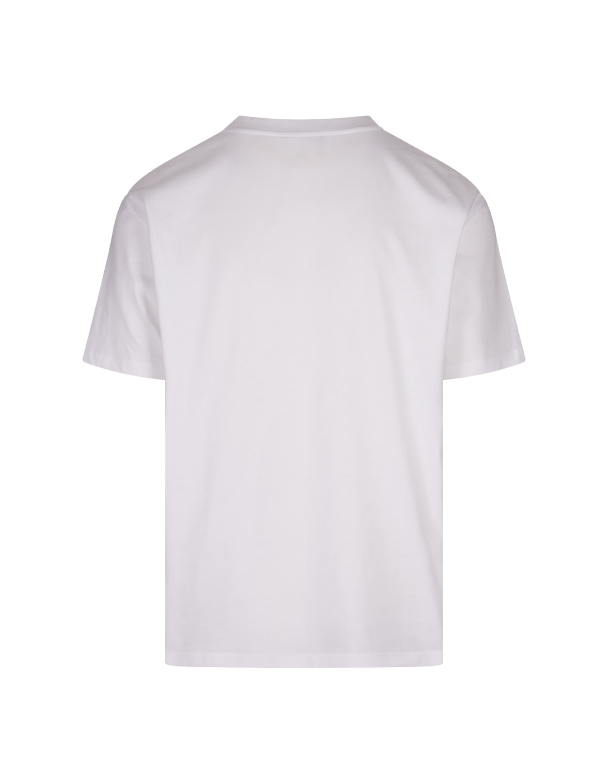 Shop Balmain White T-shirt With  Paris Logo