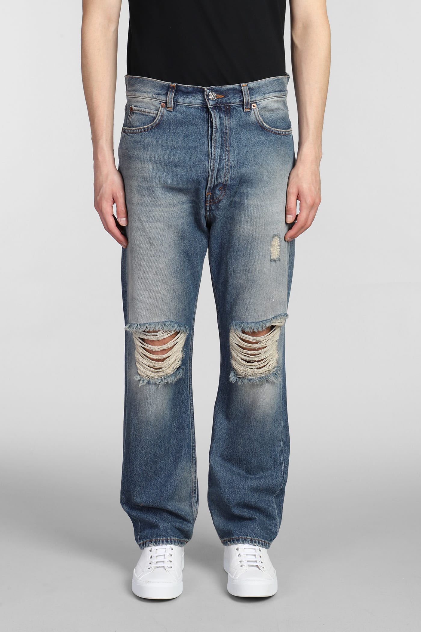 Louise Jeans In Blue Cotton