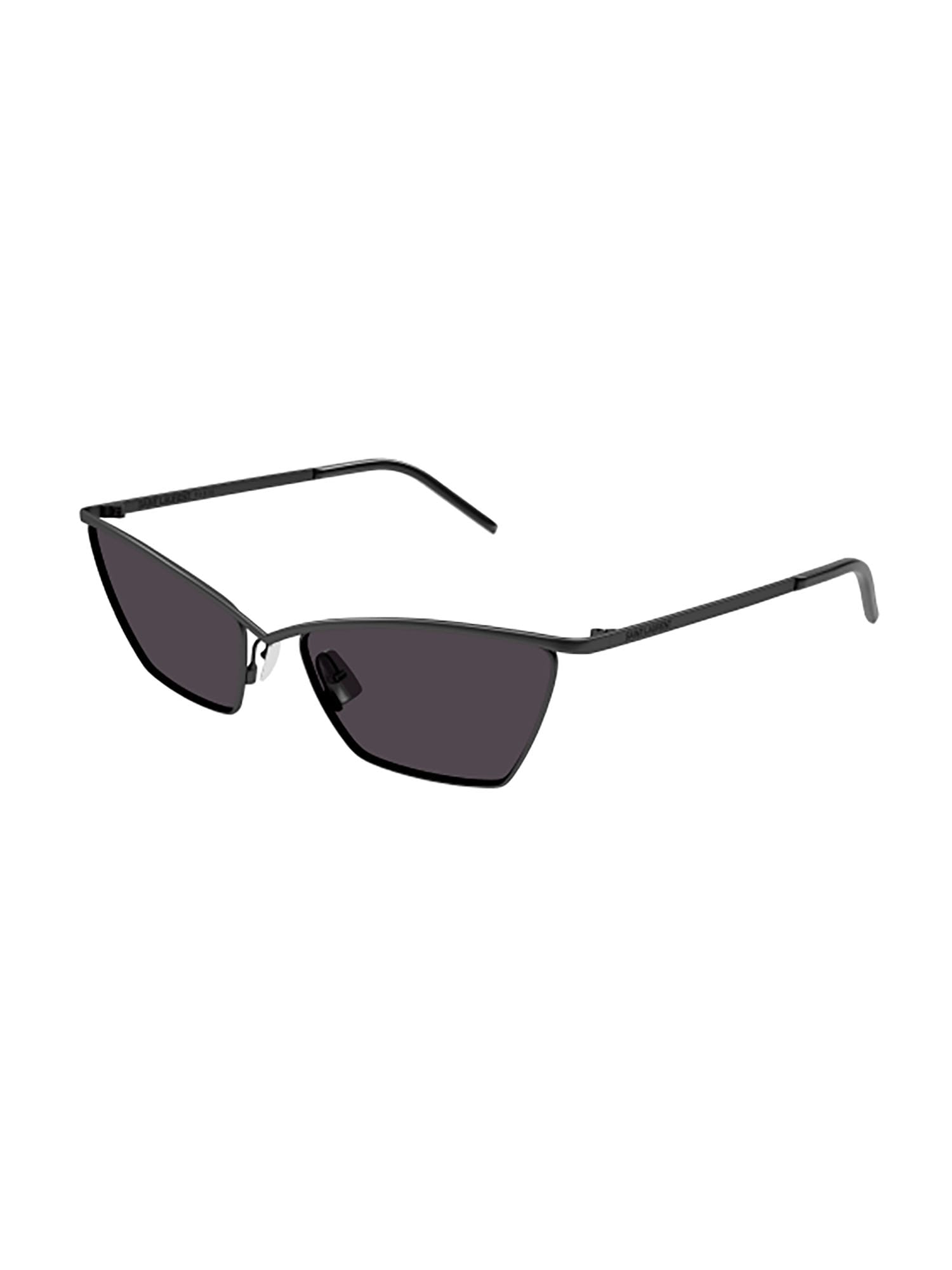 Shop Saint Laurent Sl 637 Sunglasses In Black Black Black