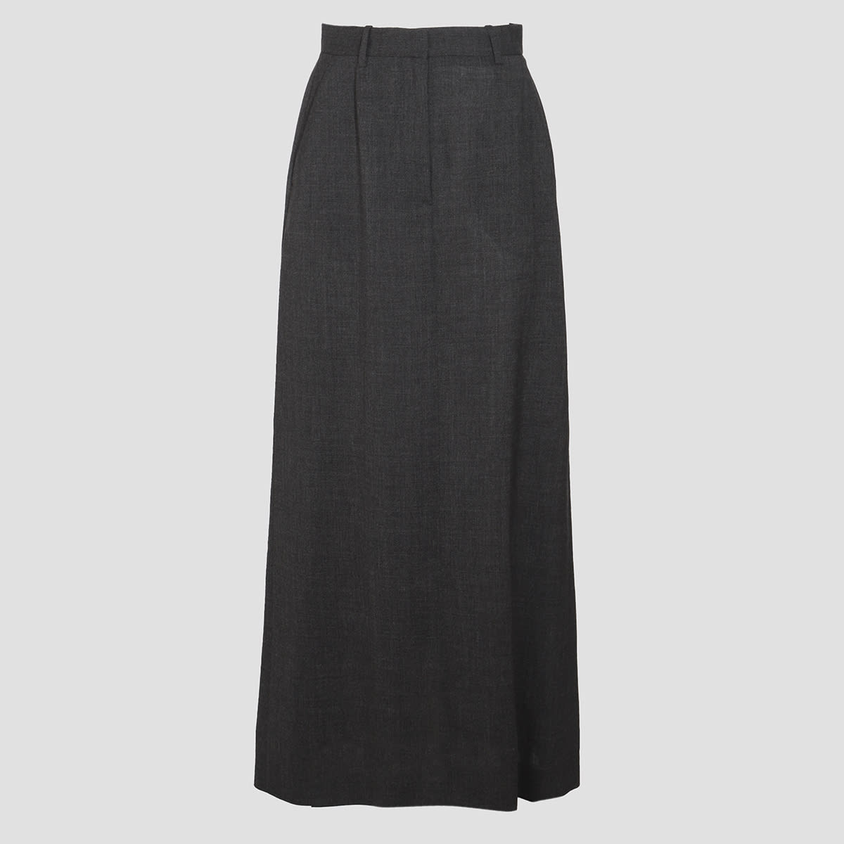 Dark Grey Wool Roux Skirt