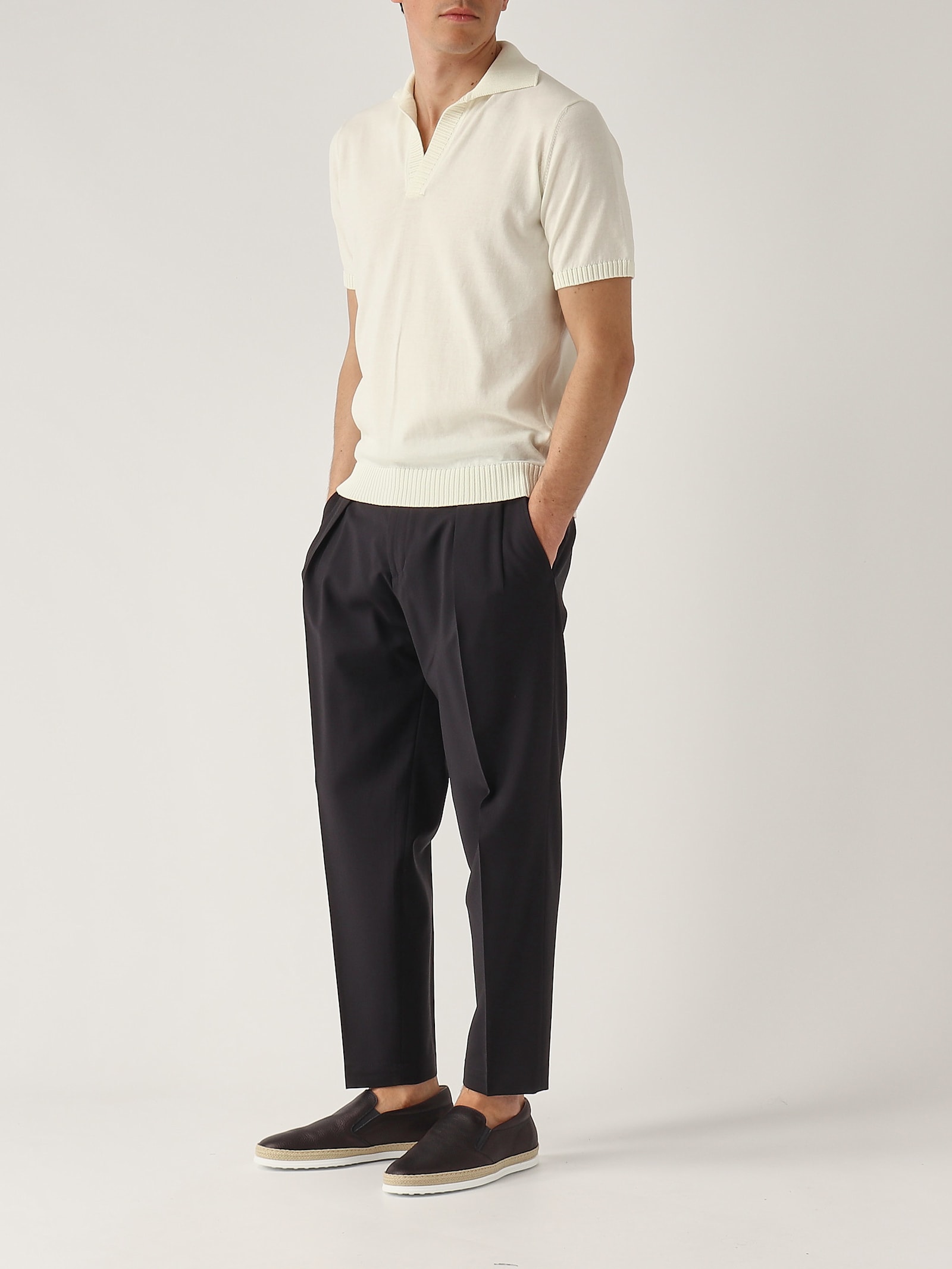 Briglia 1949 Pant Ventre Piatto Velluto In Blue