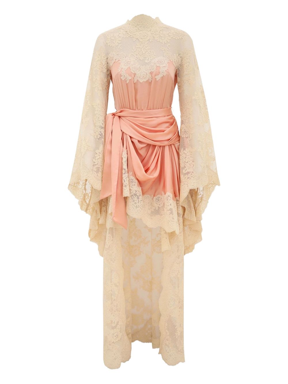 Zimmermann Silk Long Dress In Pink