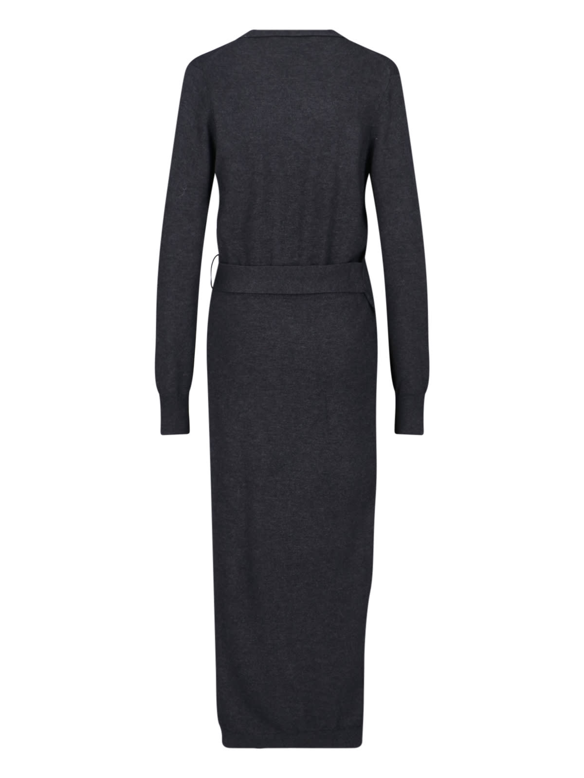 Isabel Marant Constance Knit Dress In Gray