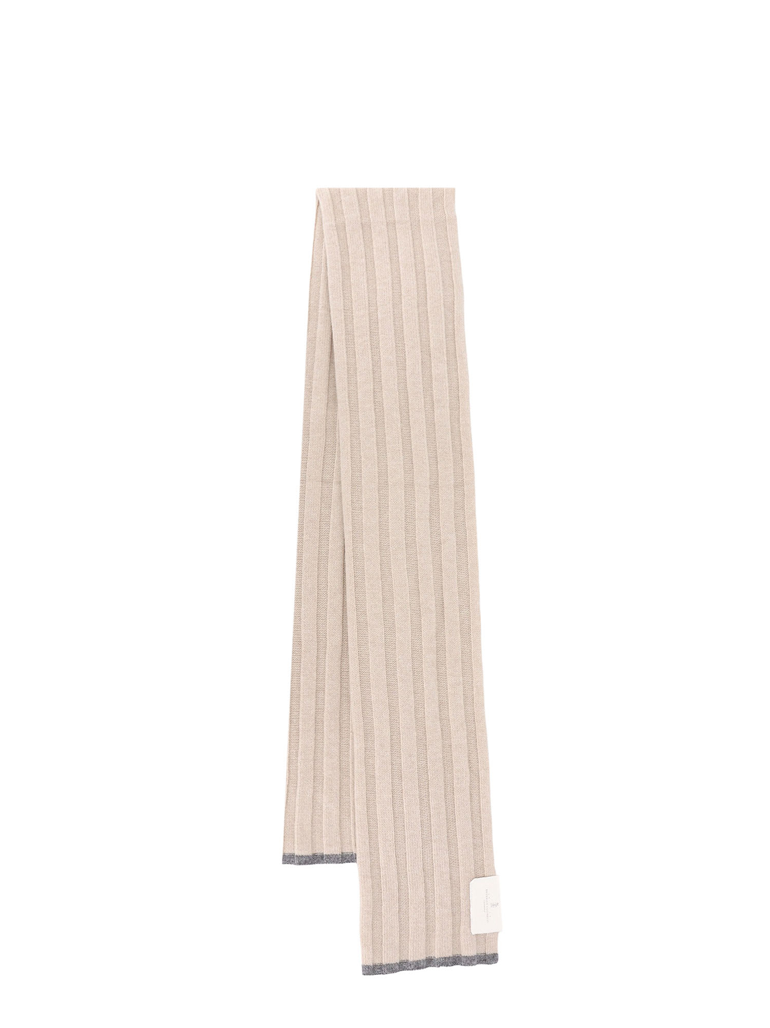 Shop Brunello Cucinelli Scarf In Beige