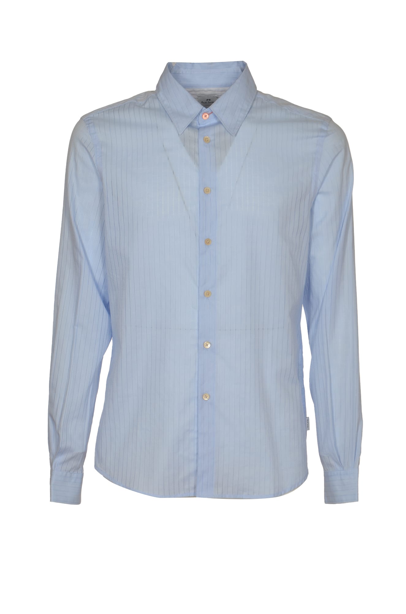 Shop Paul Smith Tailored Fit Striped Shirt In Light Blue