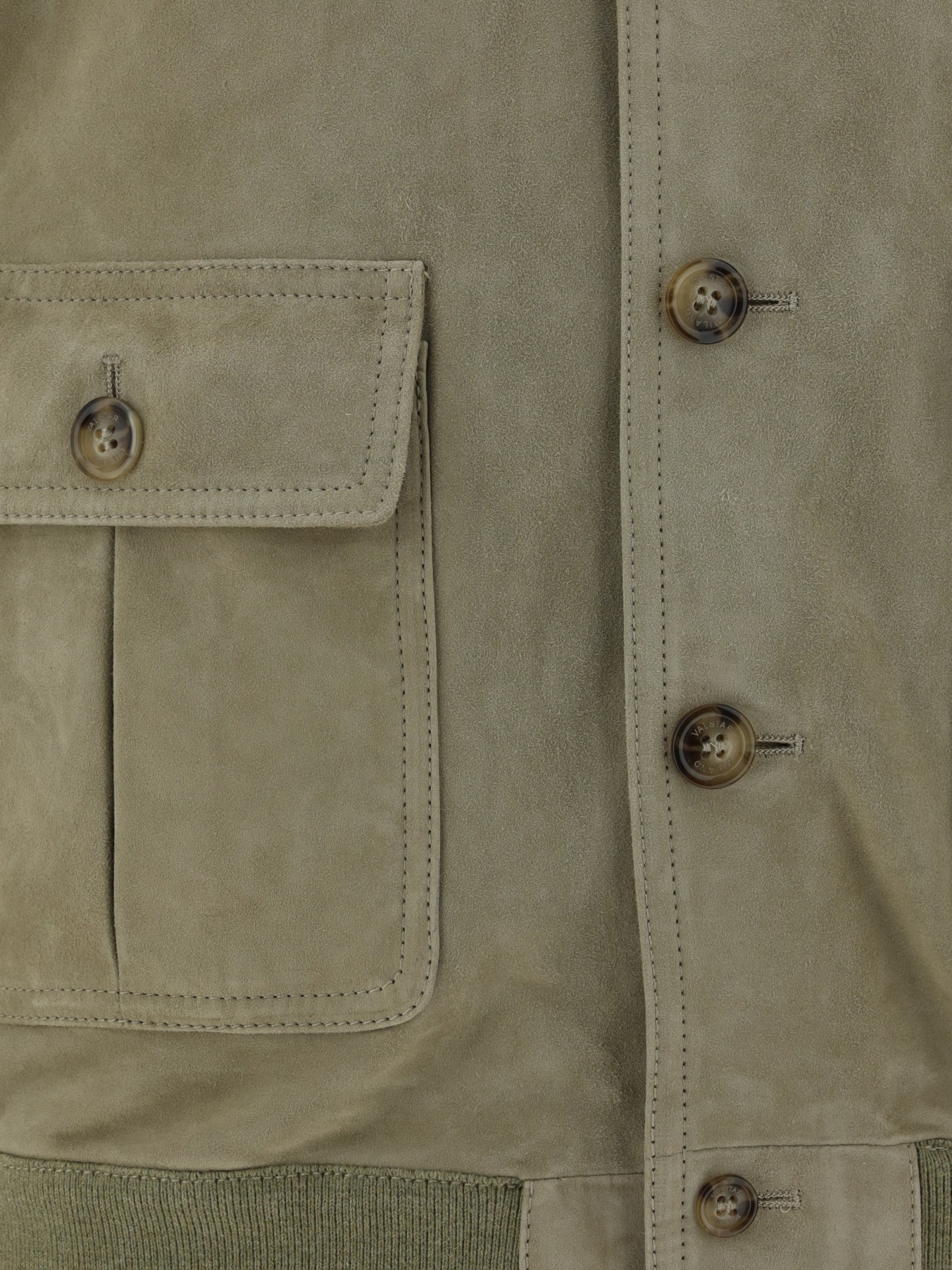Shop Valstar Leather Jacket In Cumino