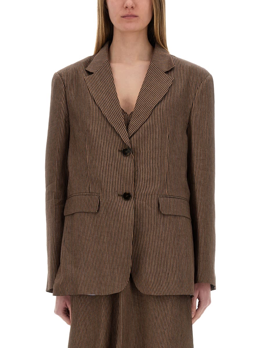 ALYSI MICRO STRIPES BLAZER